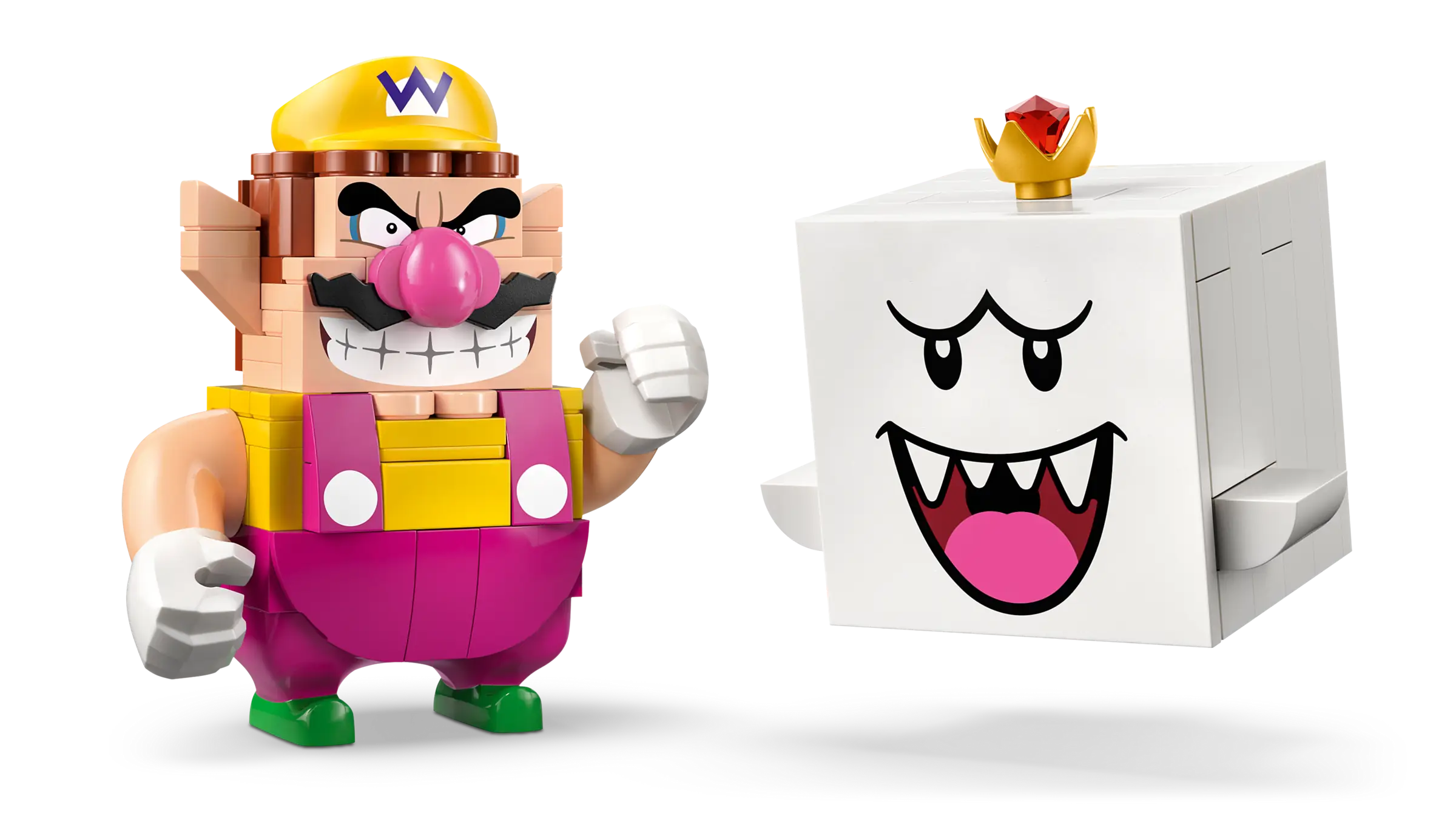 LEGO Super Mario Mario Kart Wario King Boo • Set 72038