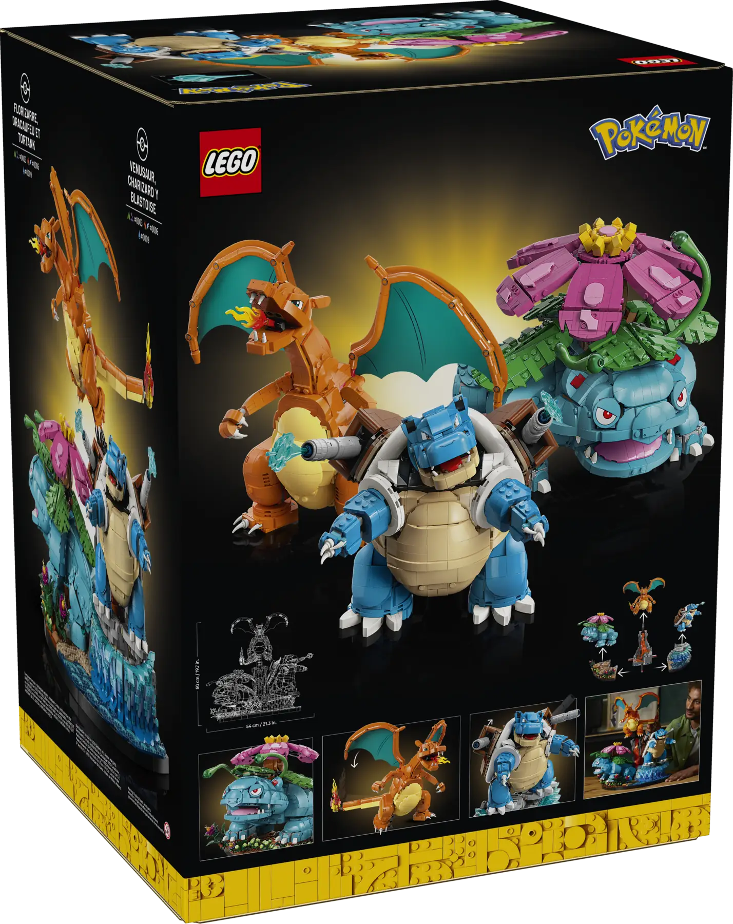 LEGO Pokémon Venusaur, Charizard and Blastoise • Set 72153
