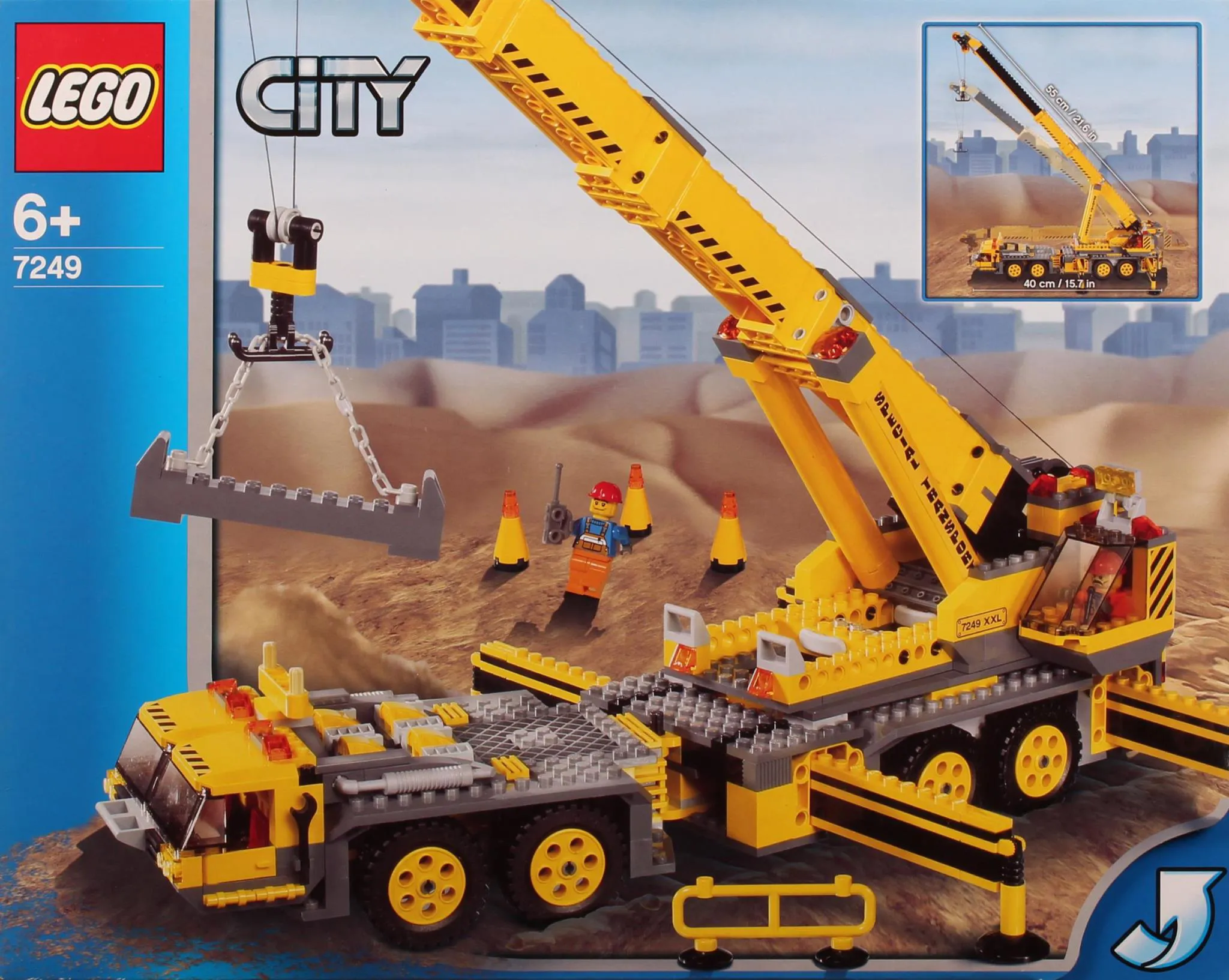 LEGO City XXL Mobil Crane • Set 7249 • SetDB