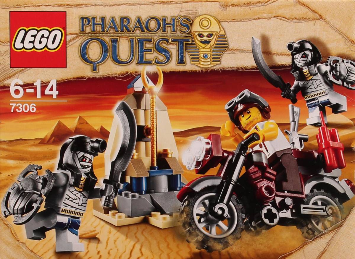 LEGO Pharaoh's Quest Golden Staff Guardians • Set 7306
