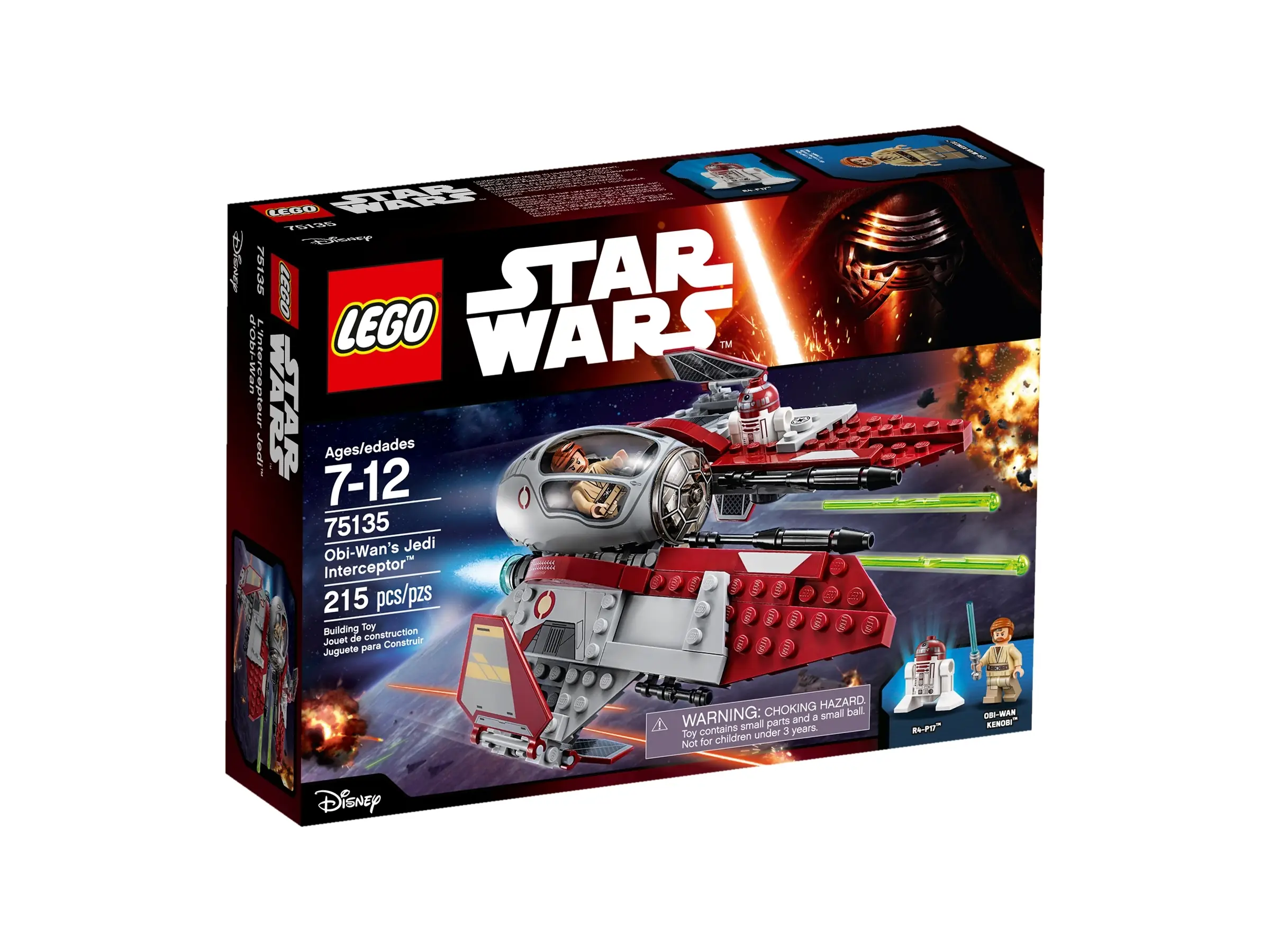 Lego star wars jedi interceptor obi wan hotsell