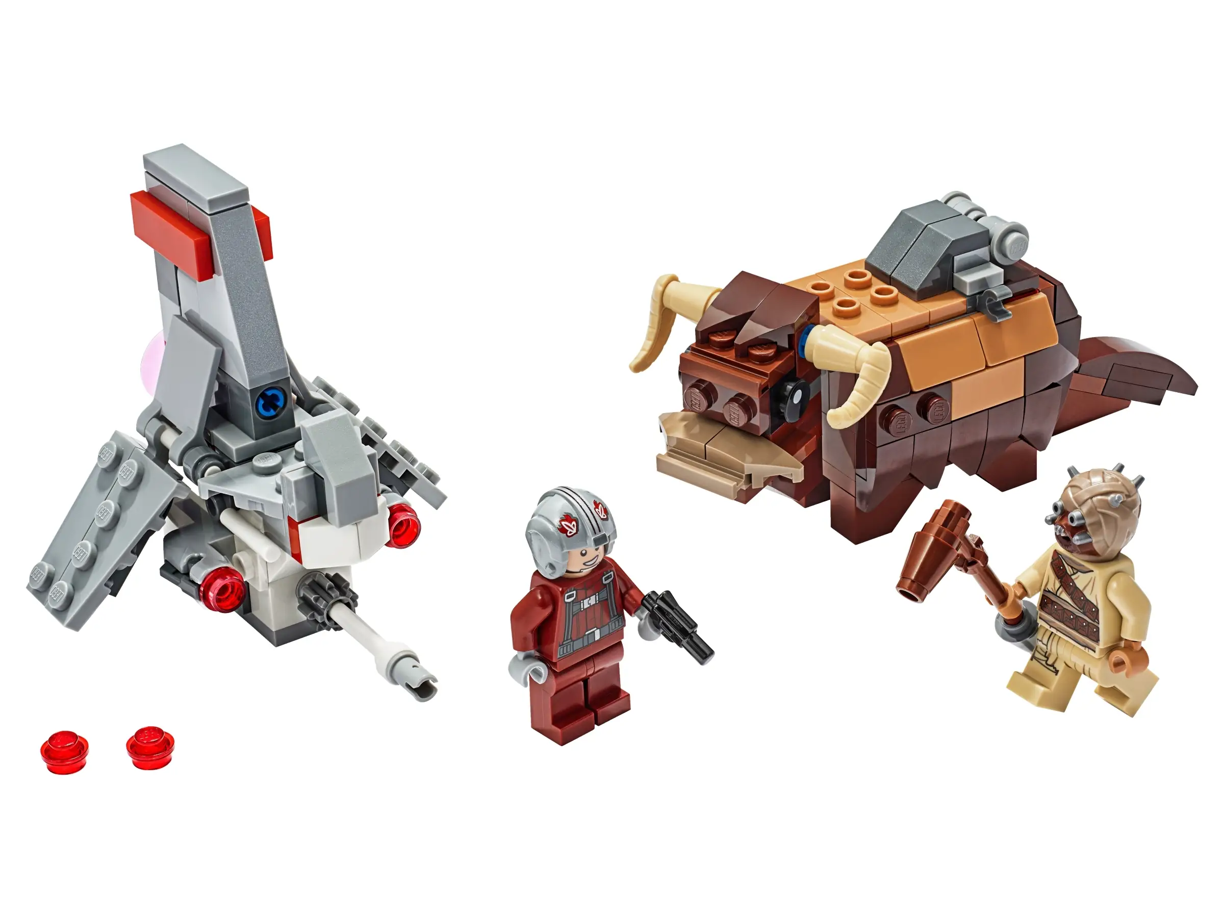 LEGO Star Wars T-16 Skyhopper vs Bantha Microfighters