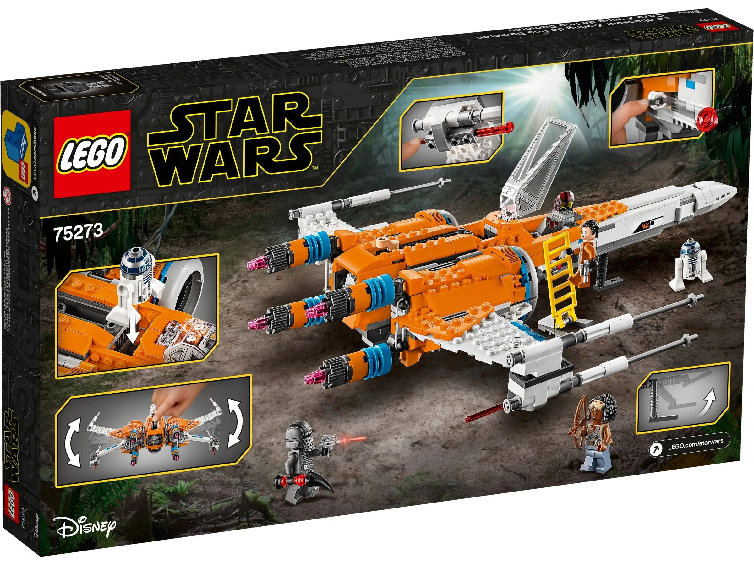 Lego star wars x wing poe dameron on sale