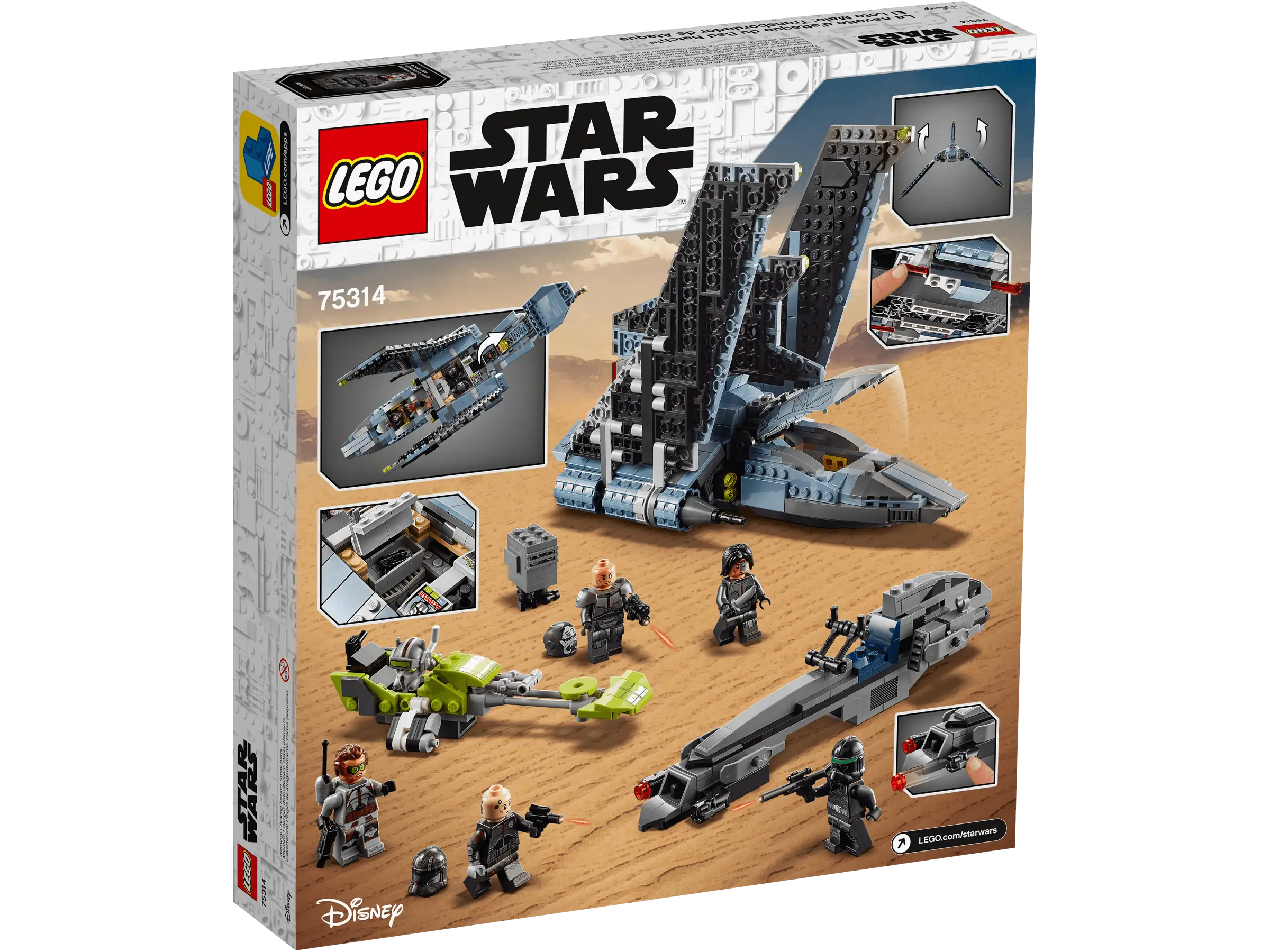 LEGO Star Wars The Bad Batch Attack Shuttle • Set 75314