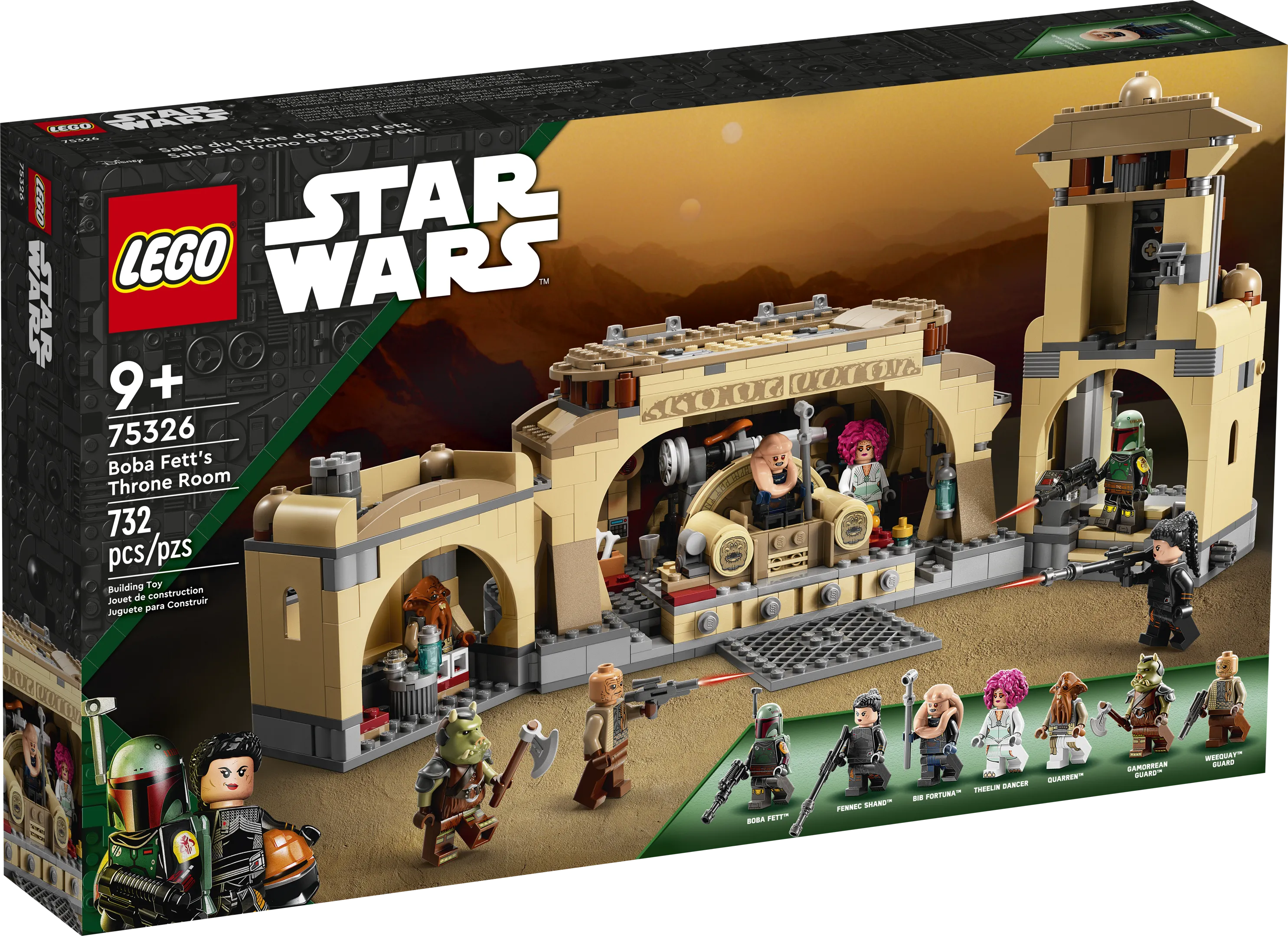 LEGO Star Wars Boba Fett's Throne Room • Set 75326
