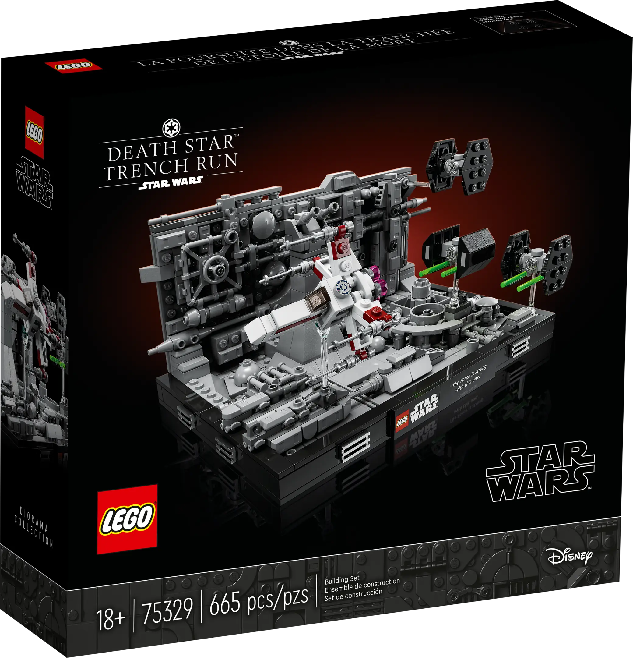 LEGO Star Wars Death Star Trench Run Diorama • Set 75329