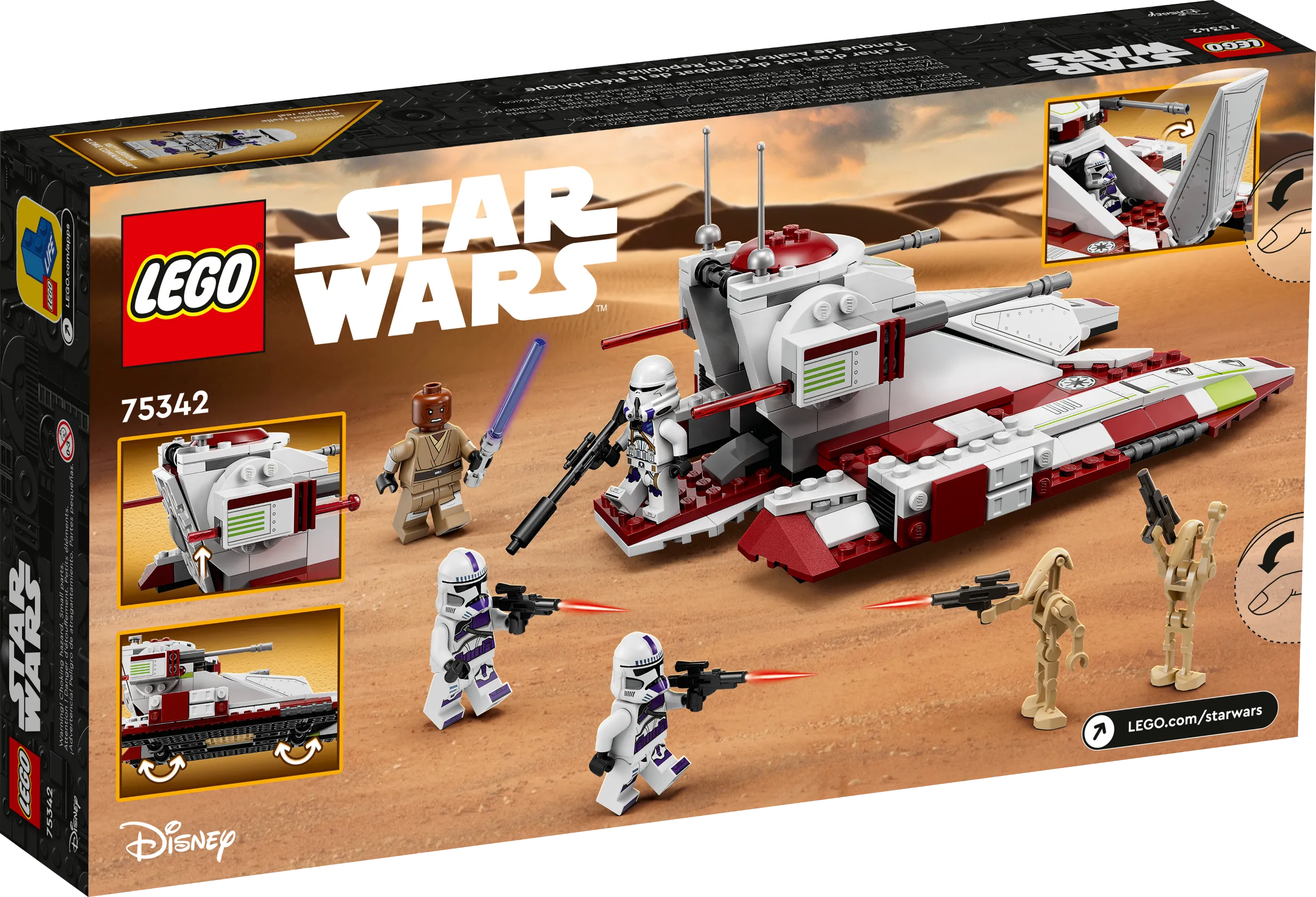 LEGO Star Wars Republic Fighter Tank • Set 75342 • SetDB