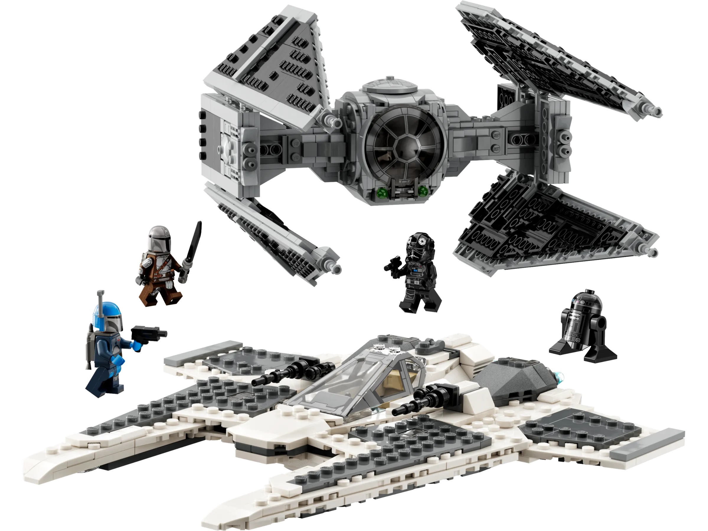 LEGO Star Wars Mandalorian Fang Fighter vs. TIE Interceptor