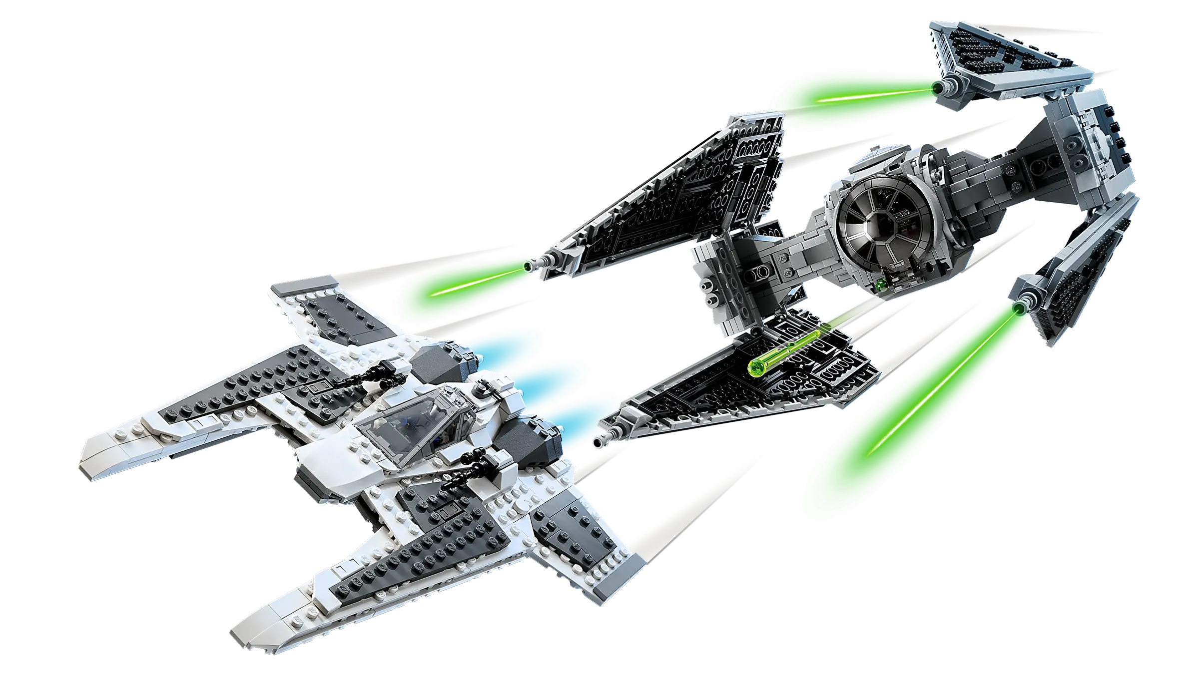 LEGO Star Wars Mandalorian Fang Fighter vs. TIE Interceptor