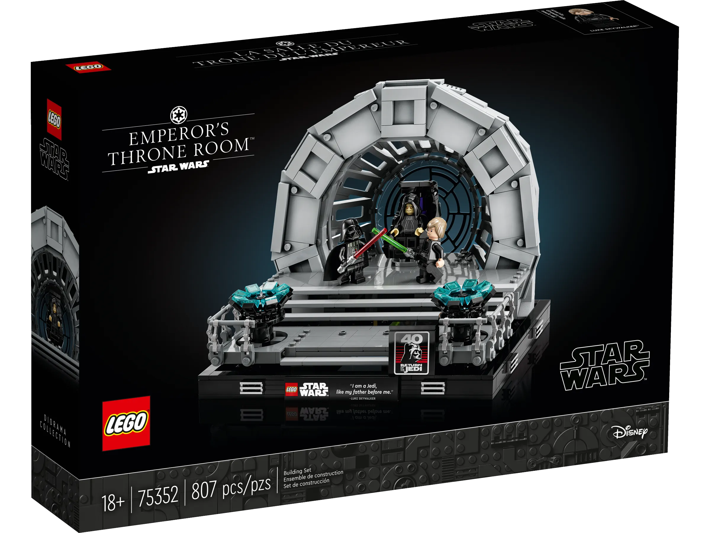 LEGO Star Wars Emperor's Throne Room Diorama • Set 75352