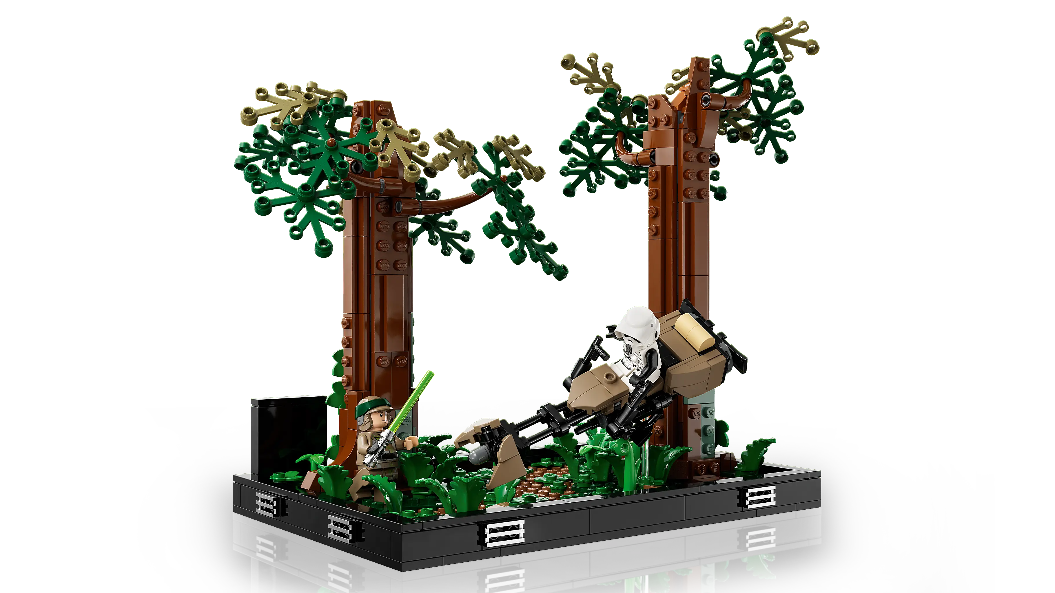 LEGO Star Wars Endor Speeder Chase Diorama • Set 75353