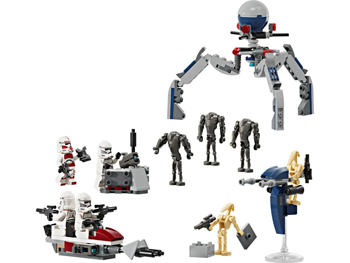 めぐりん LEGO Star Wars Clone Trooper & Battle Droid Battle Pack