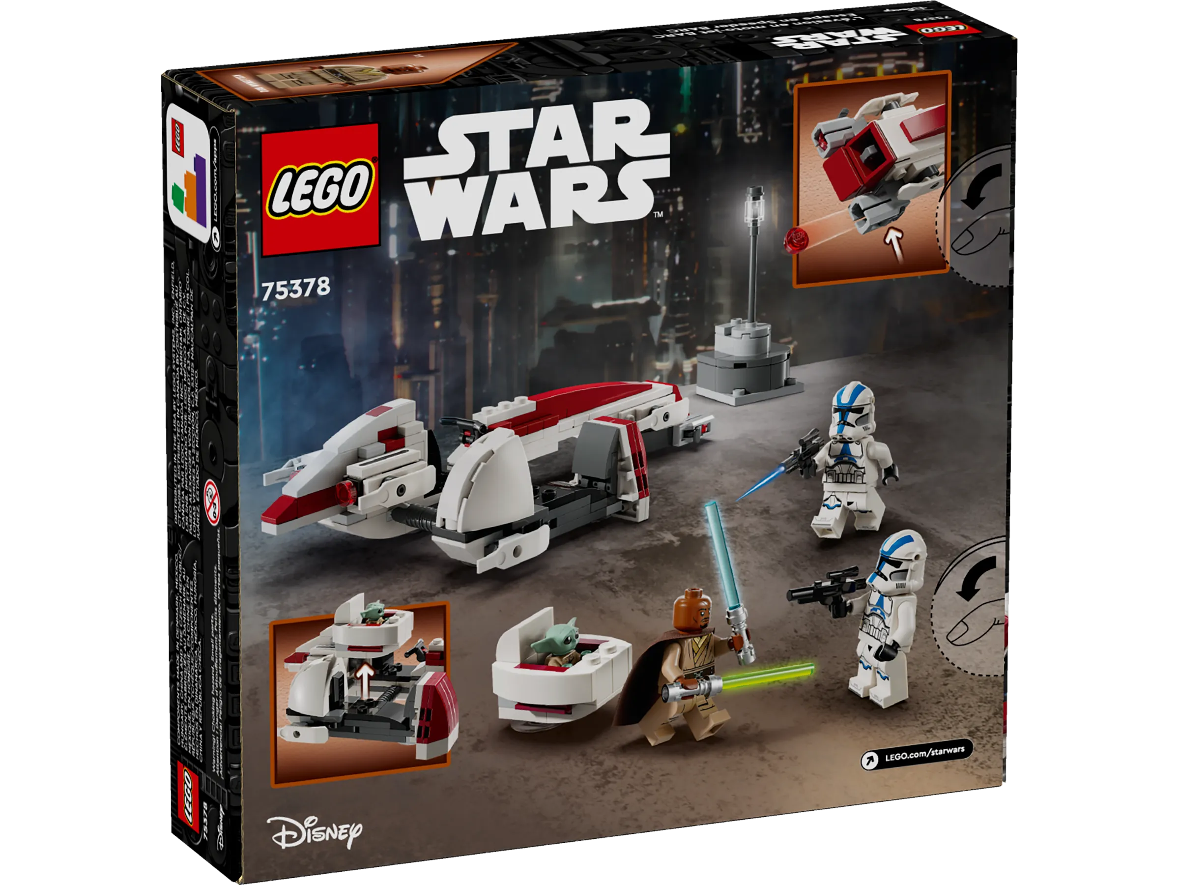 ◇ カブ！？◇ Lego 75378 BARC Speeder Escape The Mandalorian - Grogu In Hand