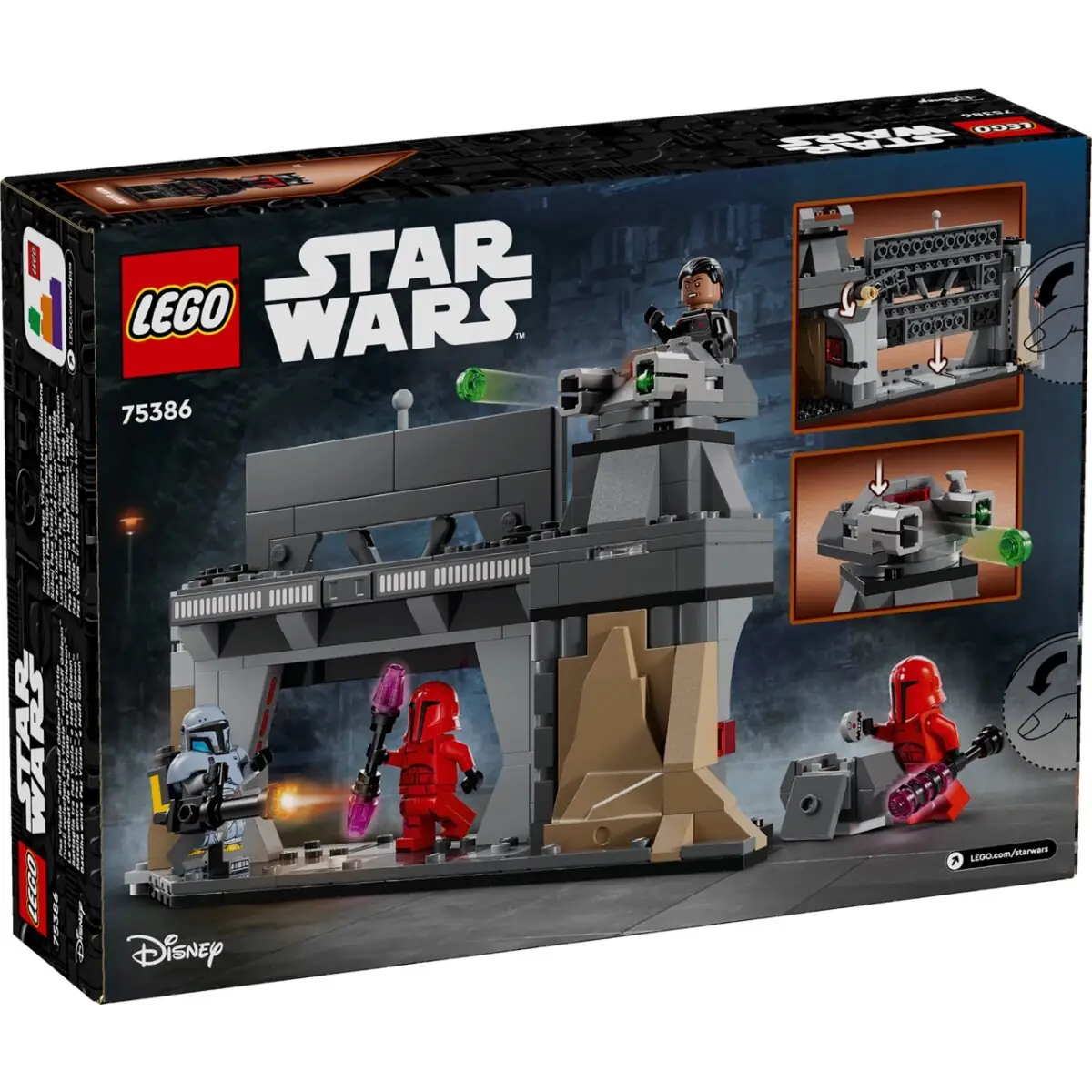 LEGO Star Wars Paz Vizsla and Moff Gideon Battle • Set 75386