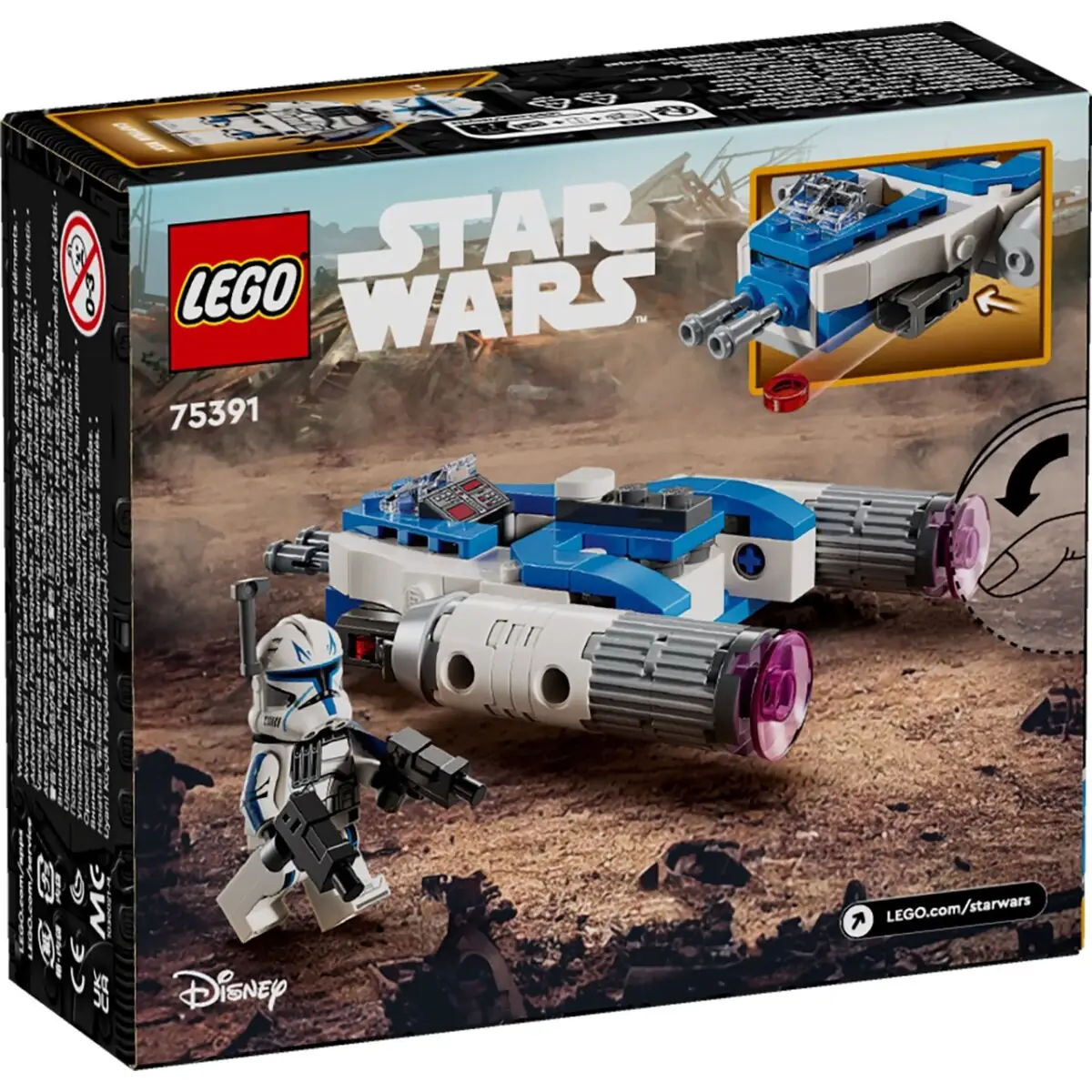 LEGO Star Wars Captain Rex Y-Wing Microfighter • Set 75391