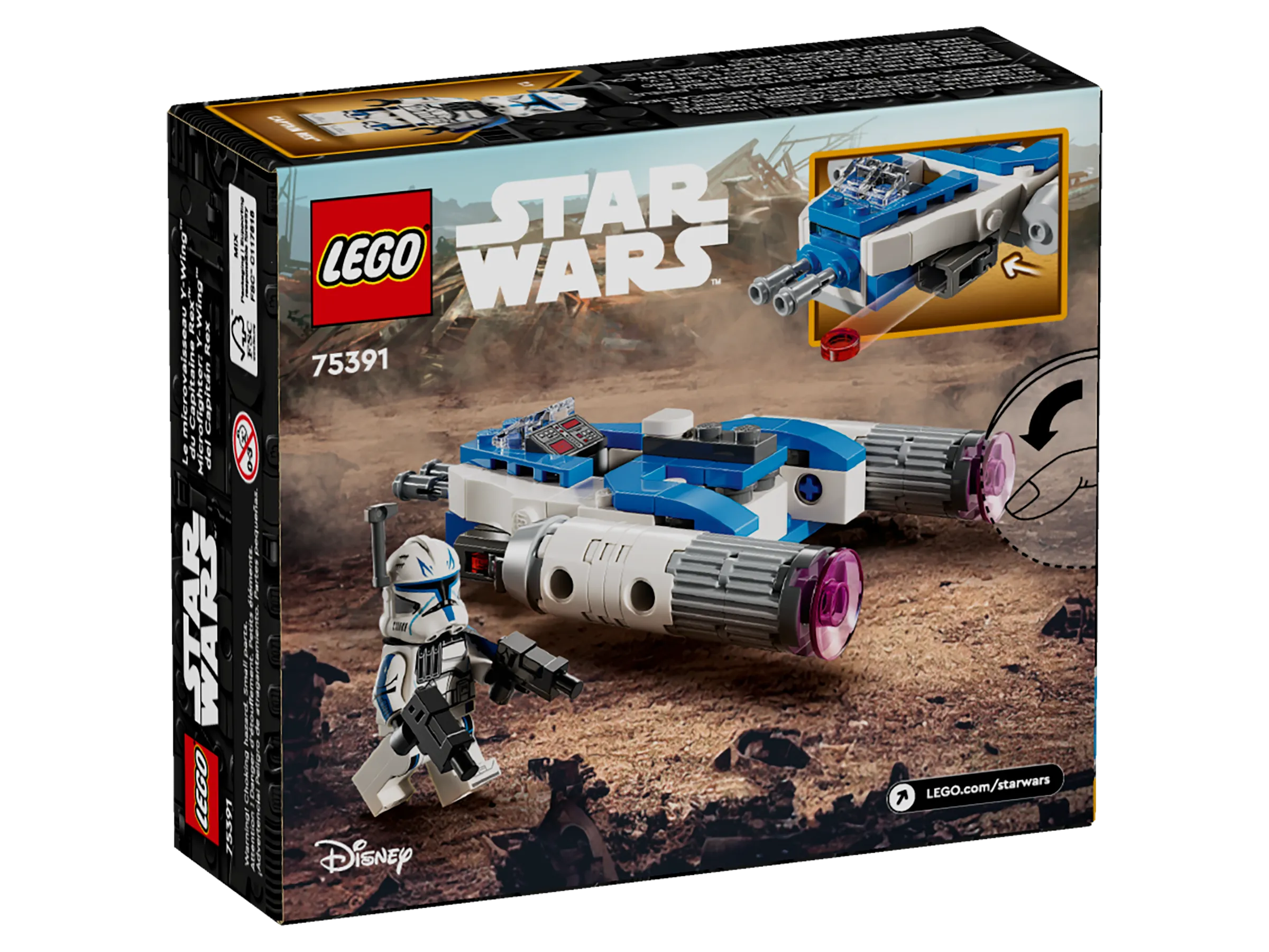 LEGO Star Wars Captain Rex Y-Wing Microfighter • Set 75391