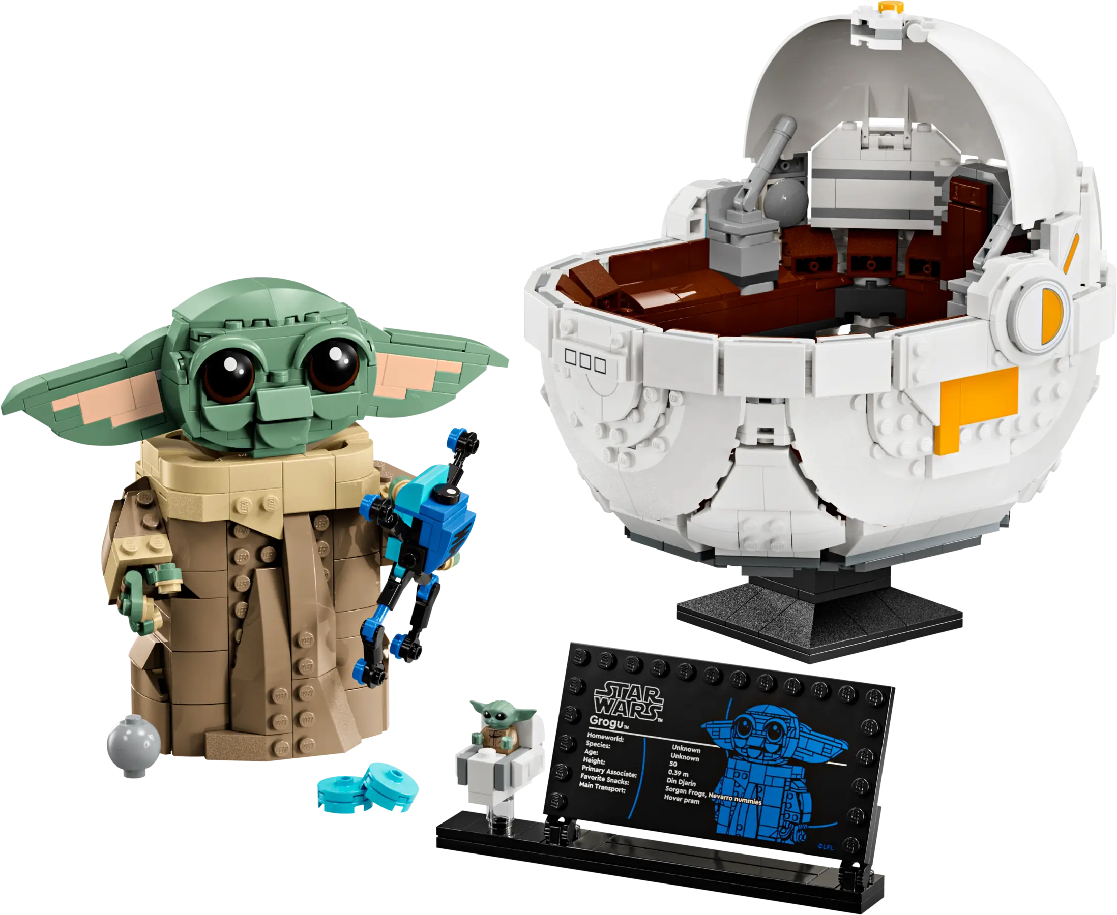 Lego Minifigure Amazon Baby Yoda Lego LEGO Star Wars Grogu With