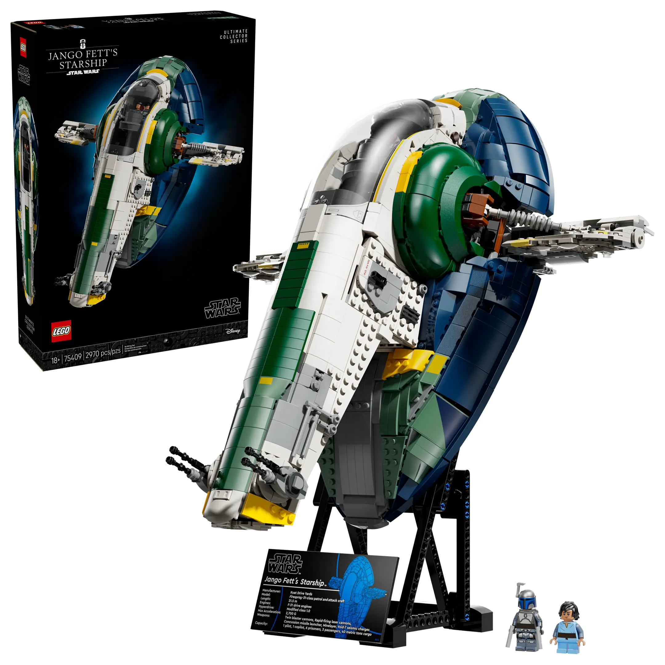 LEGO Star Wars UCS Jango Fett's Firespray-Class Starship