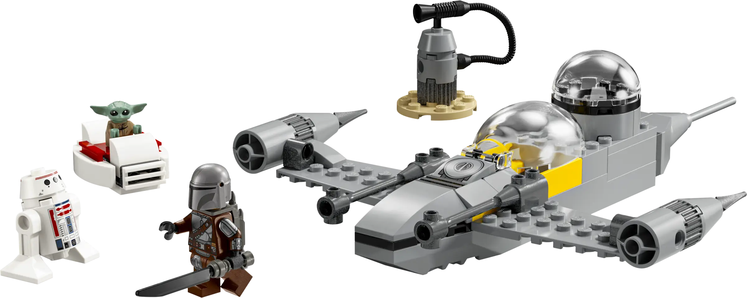 LEGO Star Wars Mando and Grogu NIB  Star Wars N-1 Starfighter 🛸 Mandalorian & Grogu Baby Yoda Set 75410 main image 0