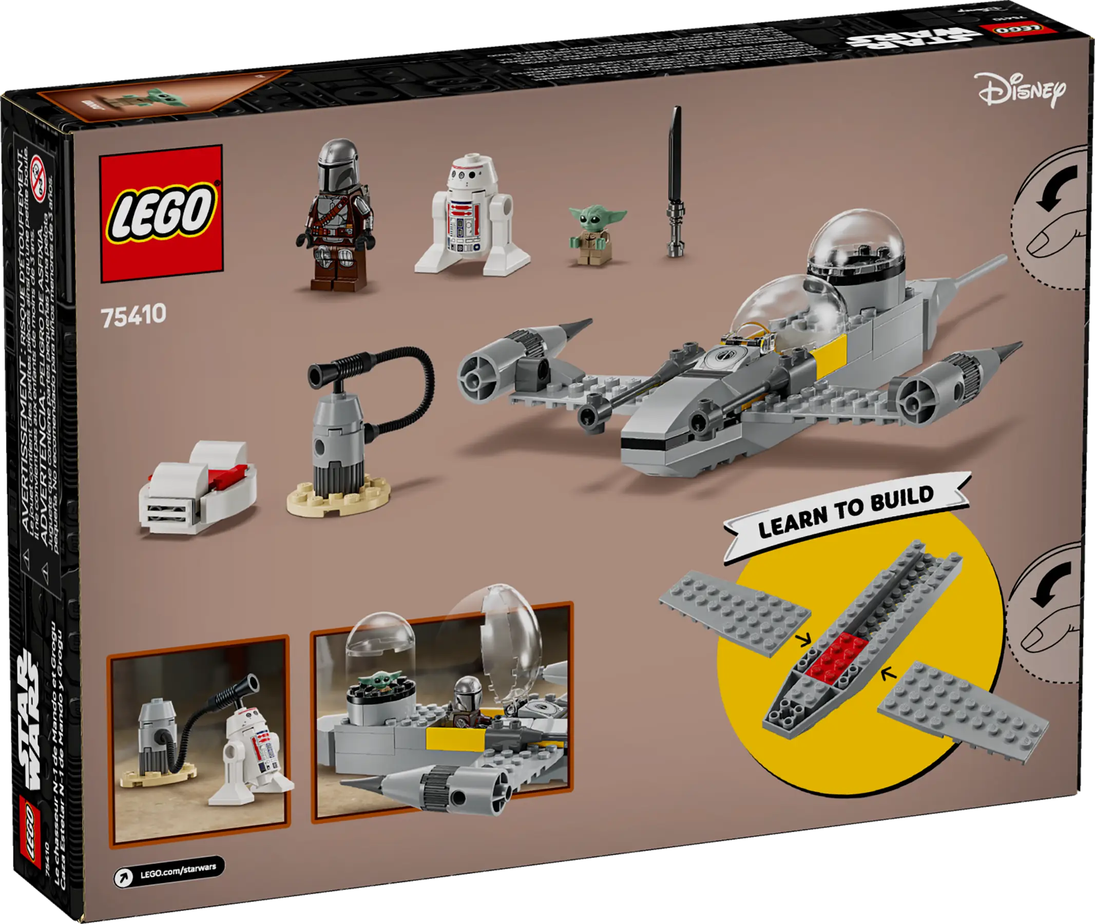 LEGO Star Wars Mando and Grogu NIB  Star Wars N-1 Starfighter 🛸 Mandalorian & Grogu Baby Yoda Set 75410 main image 1