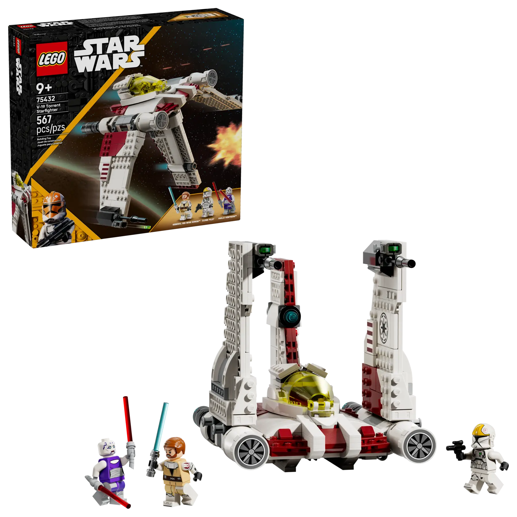 LEGO Star Wars V-19 Torrent Starfighter • Set 75432 • SetDB