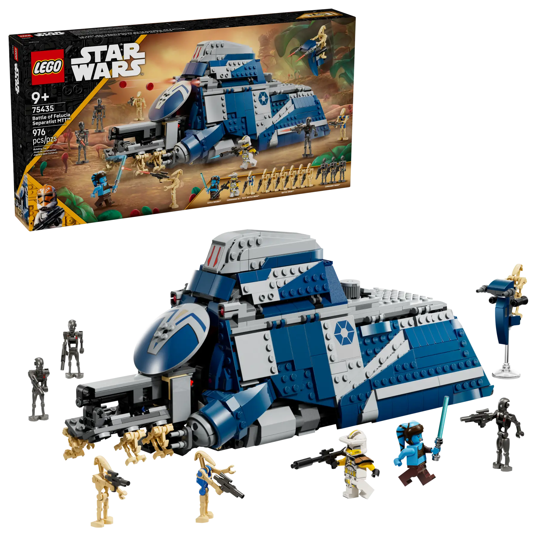 LEGO Star Wars Battle of Felucia Separatist MTT • Set 75435