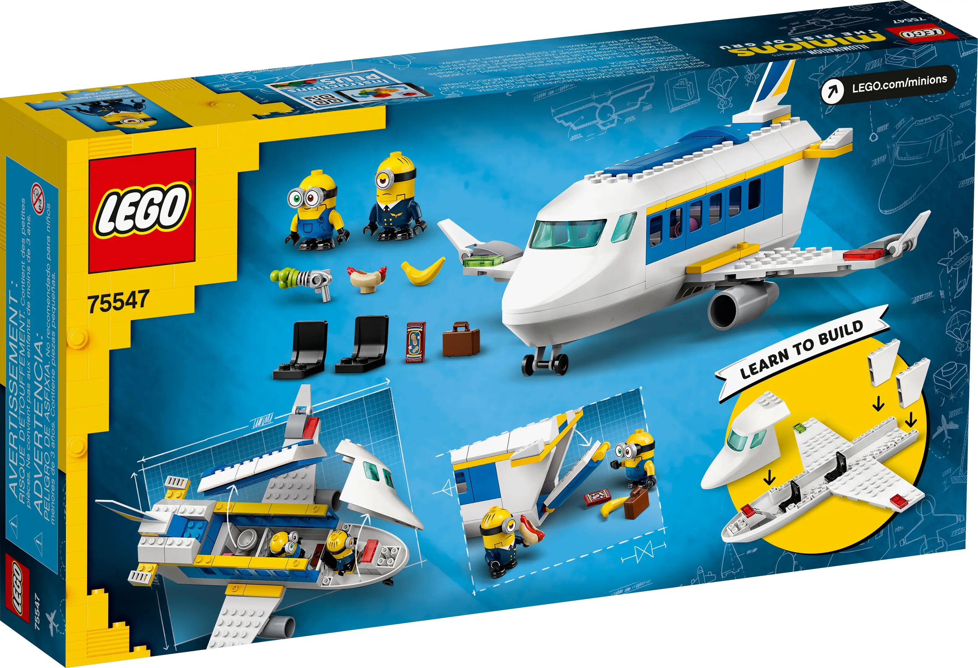 スタイリッシュです¨̮ )/ LEGO Minions Minion Pilot in Training • Set 75547 • SetDB