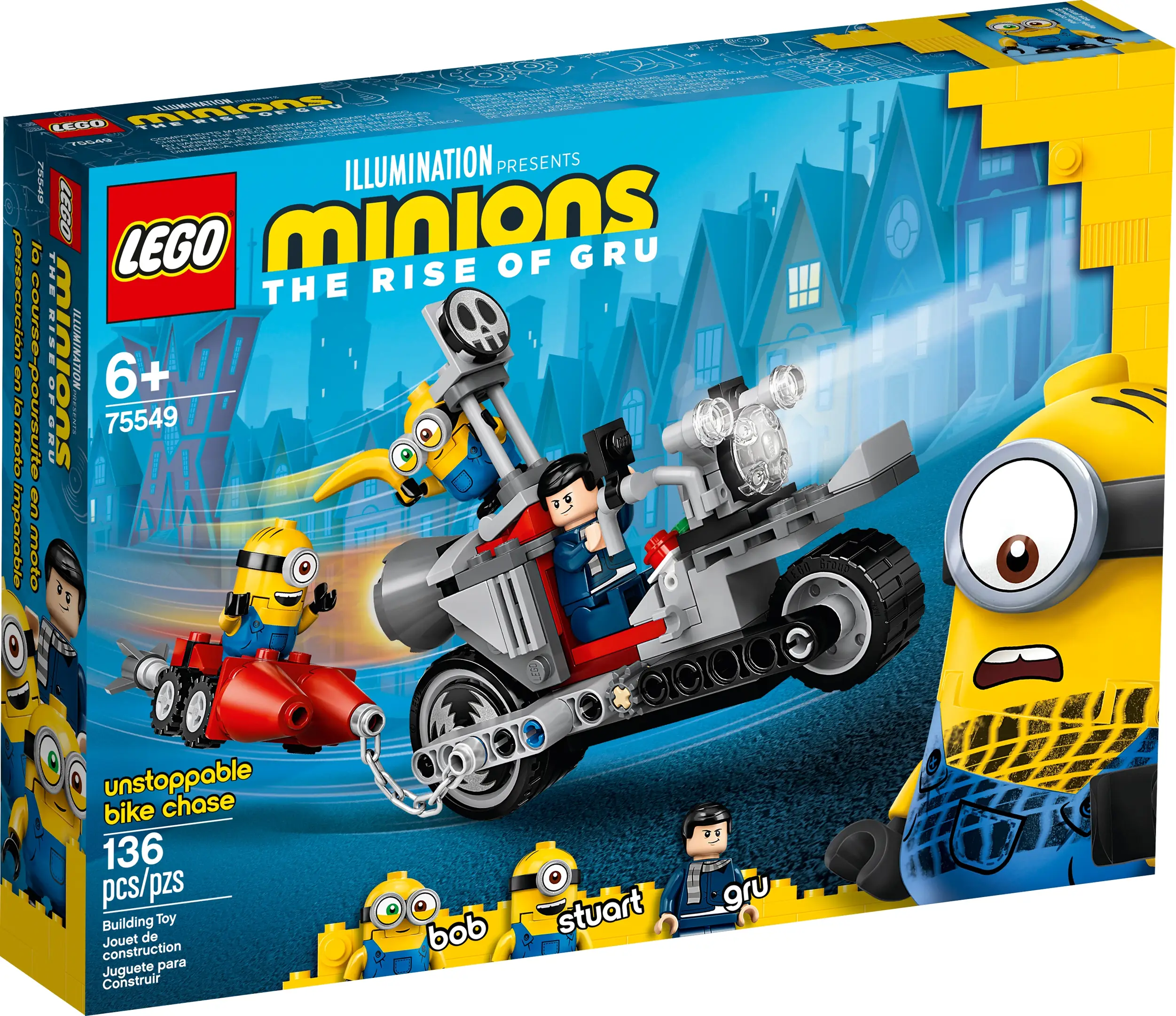 LEGO Minions Unstoppable Bike Chase • Set 75549 • SetDB
