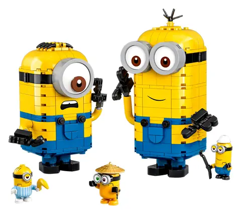 LEGO Minions Minion Stuart Bright Light Blue Jumpsuit