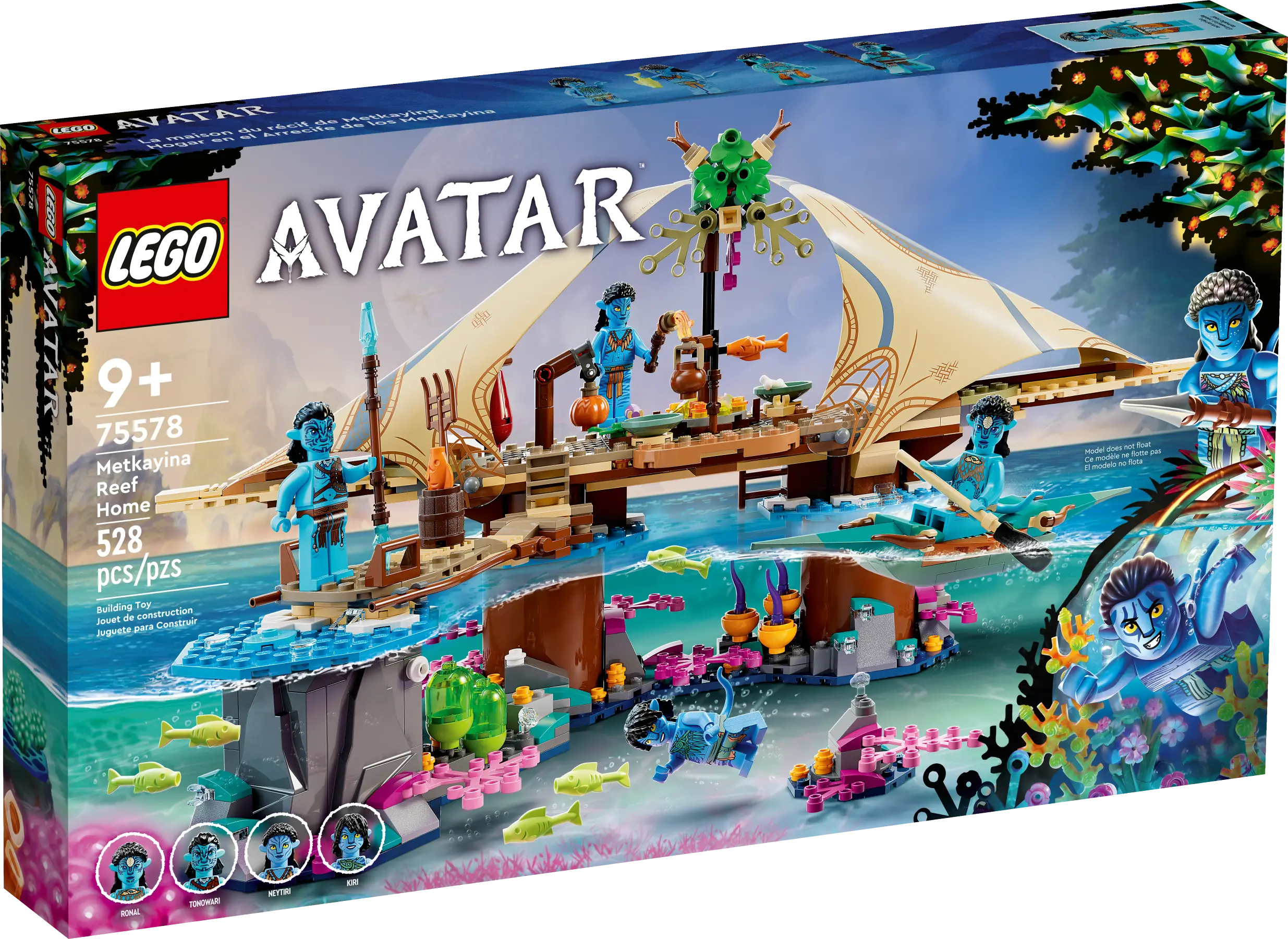 かいりき LEGO Avatar Metkayina Reef Home • Set 75578 • SetDB
