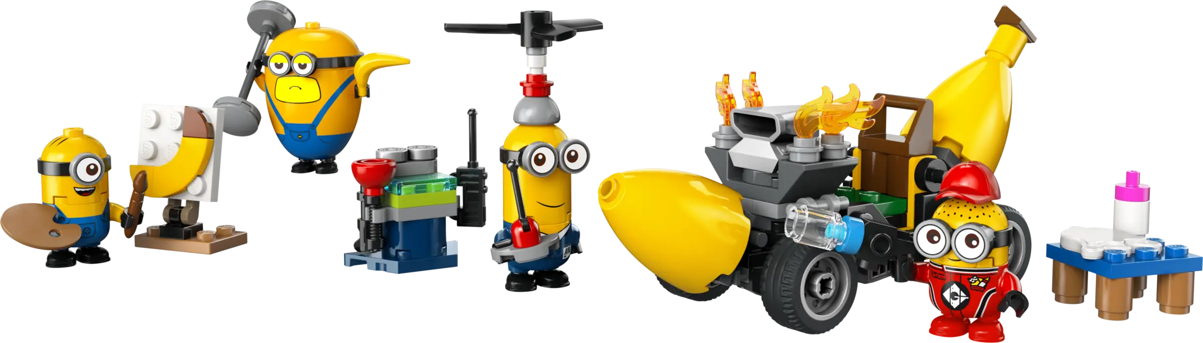LEGO Despicable Me 4 Minions and Banana Car • Set 75580