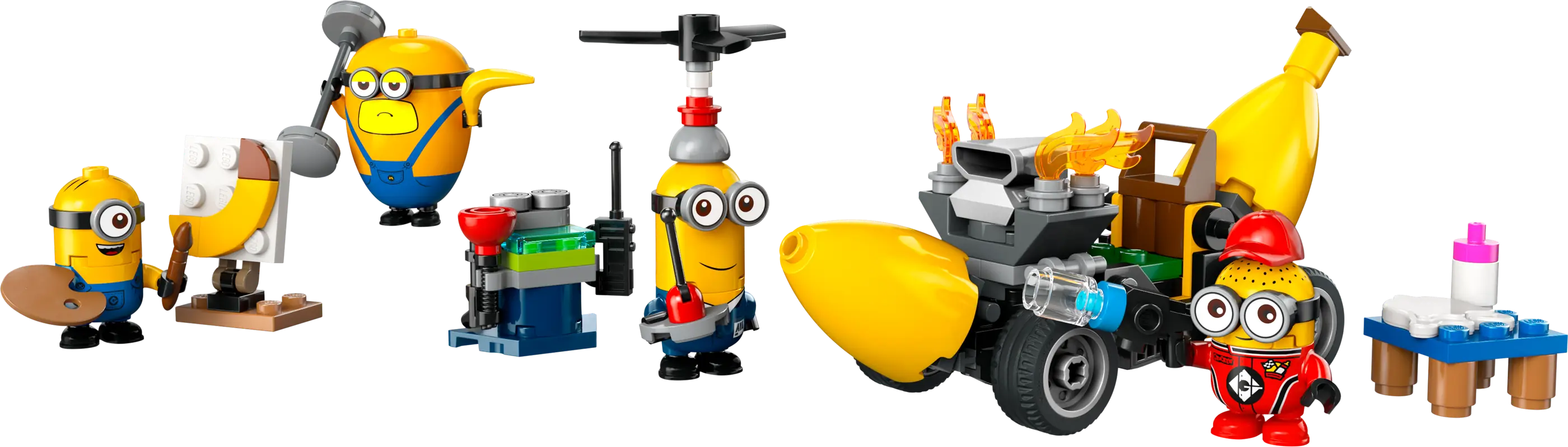 LEGO Despicable Me 4 Minions and Banana Car • Set 75580