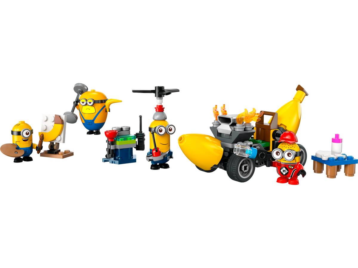 LEGO Despicable Me 4 Minions and Banana Car • Set 75580