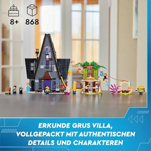 LEGO Despicable Me 4 Minions and Gru's Family Mansion
