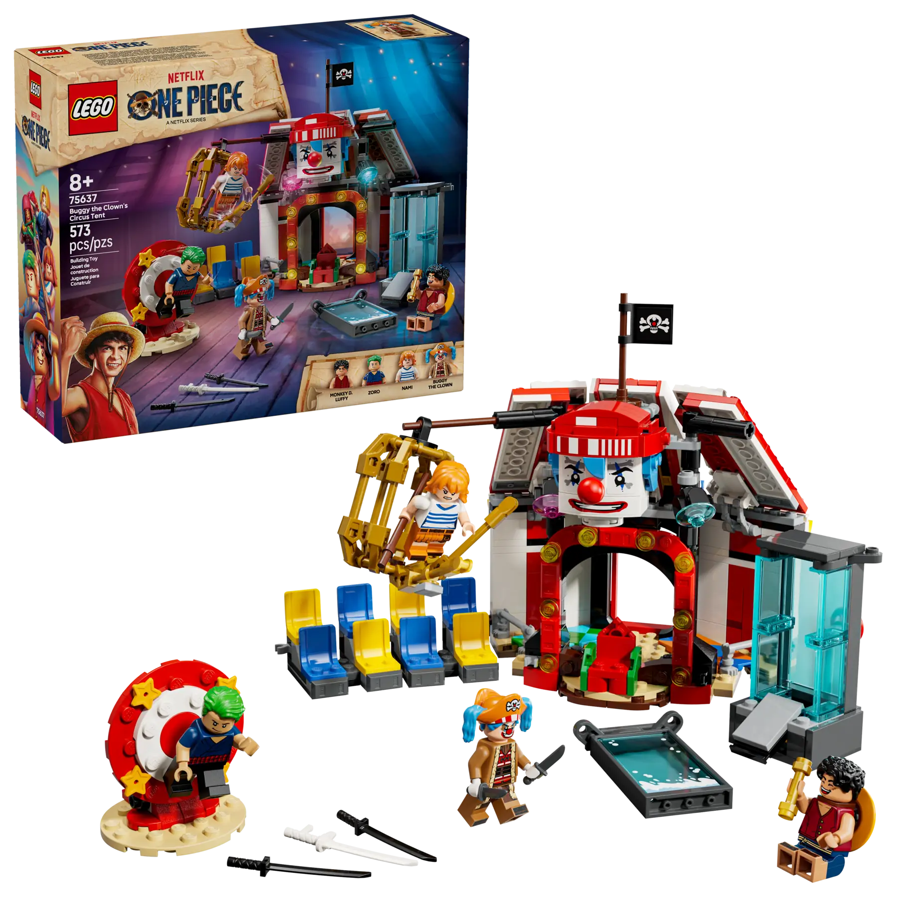 LEGO One Piece Buggy the Clown's Circus Tent • Set 75637
