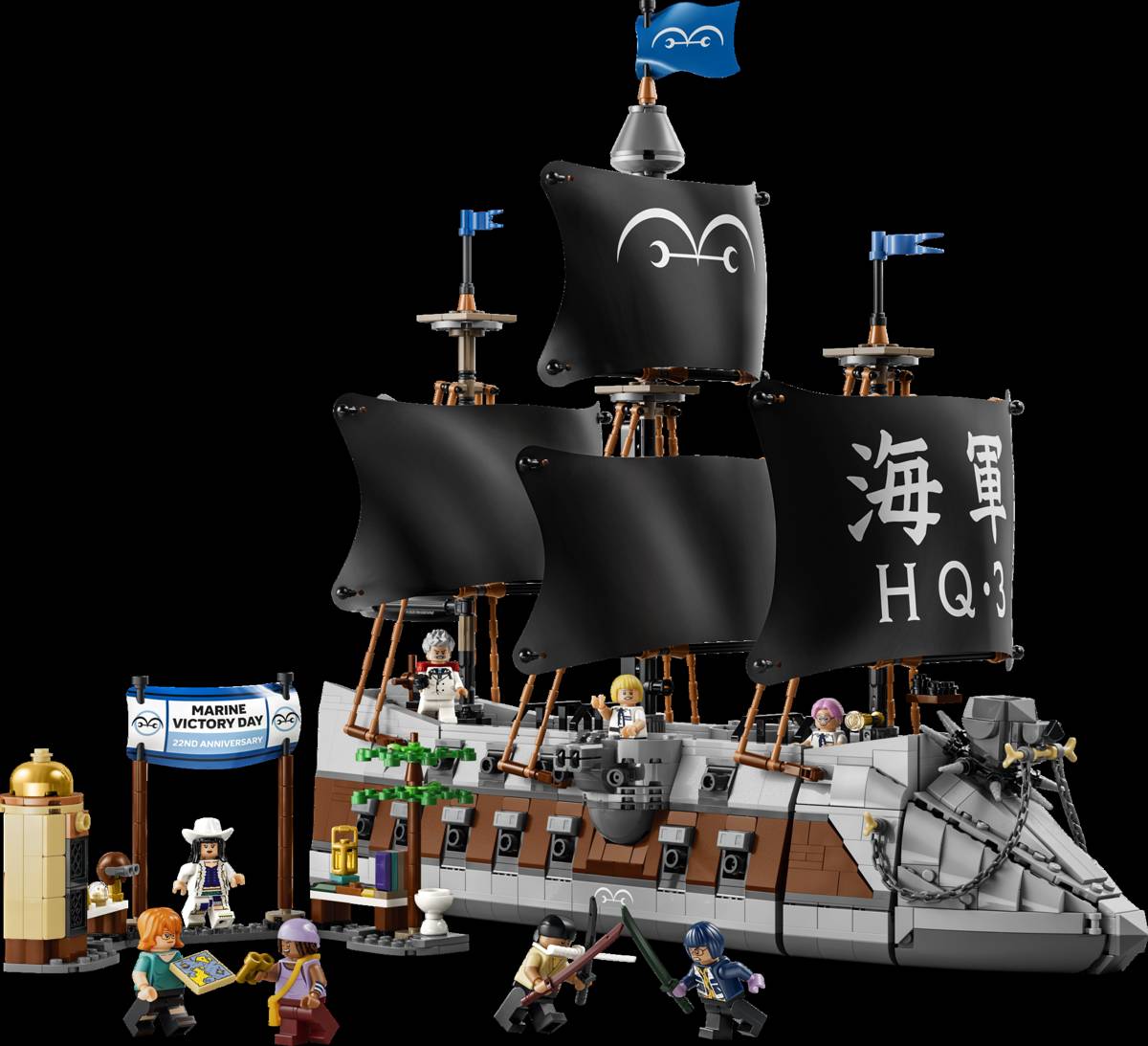 LEGO One Piece Garp's Marine Battleship • Set 75646