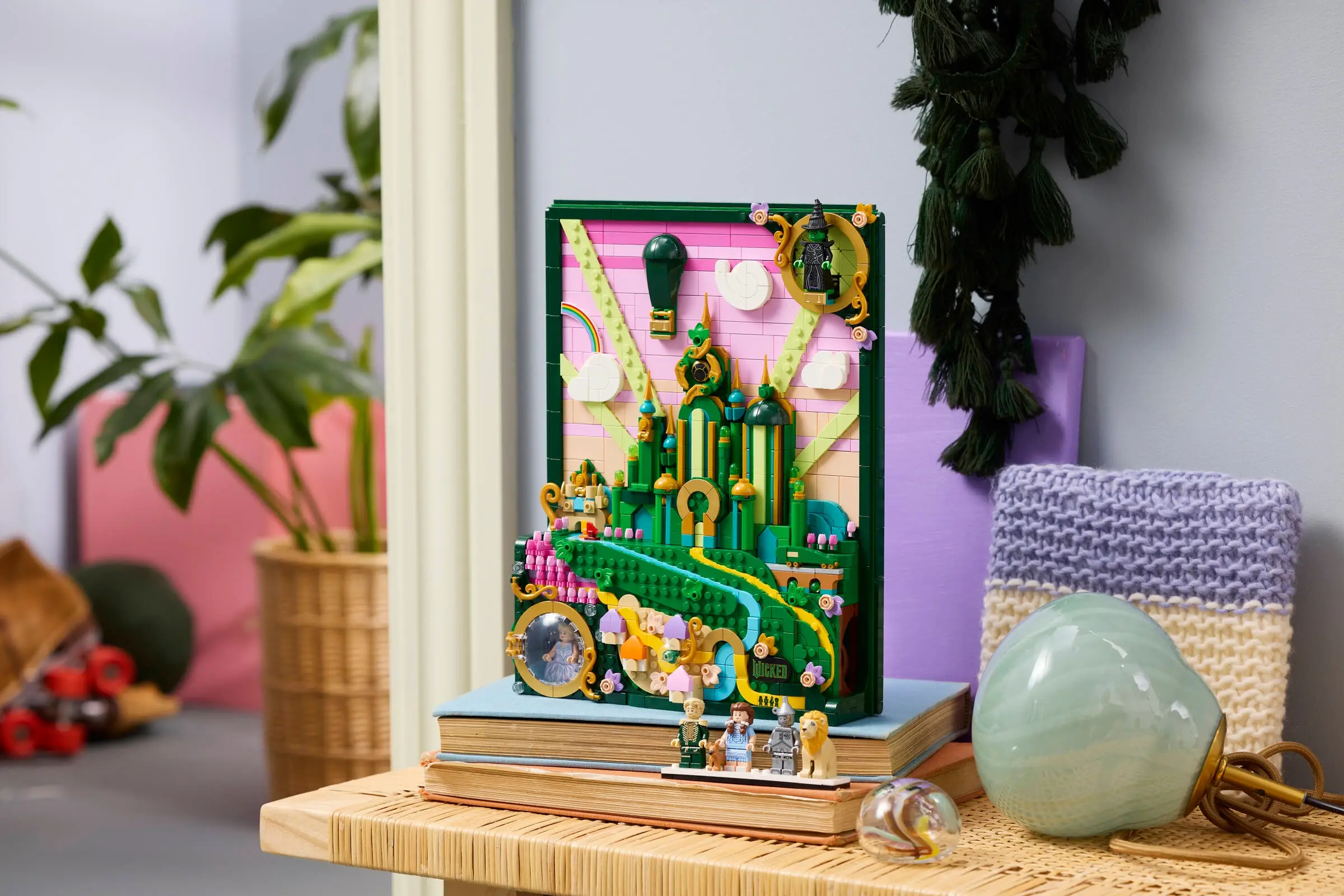 おはおは LEGO Wicked Emerald City Wall Art • Set 75685 • SetDB