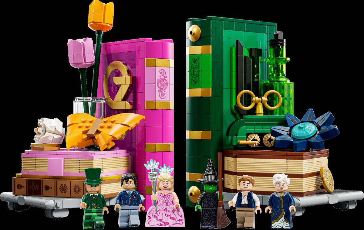 LEGO Wicked Glinda & Elphaba Bookends • Set 75691