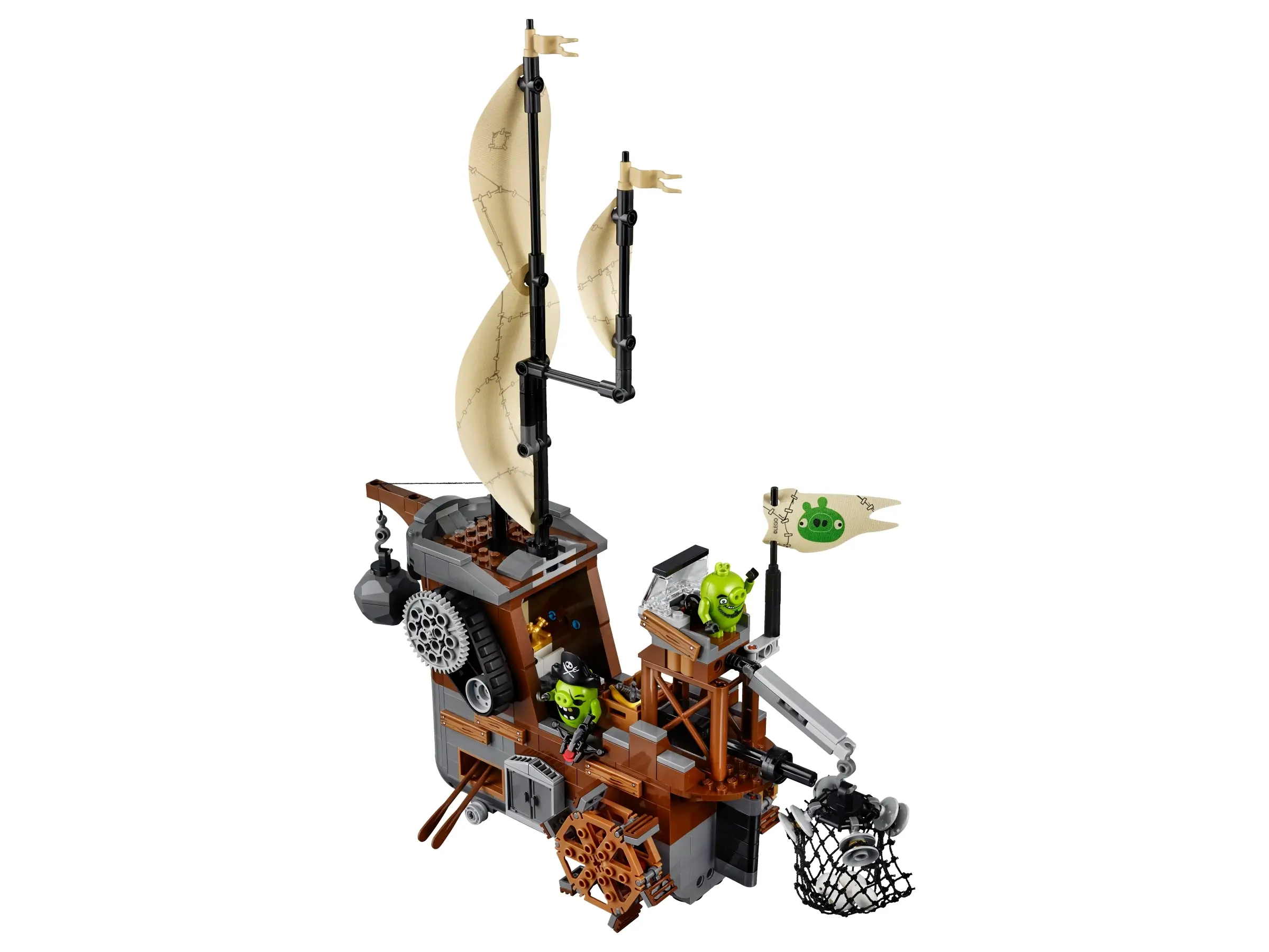 LEGO Angry Birds Piggy Pirate Ship Set 75825 SetDB