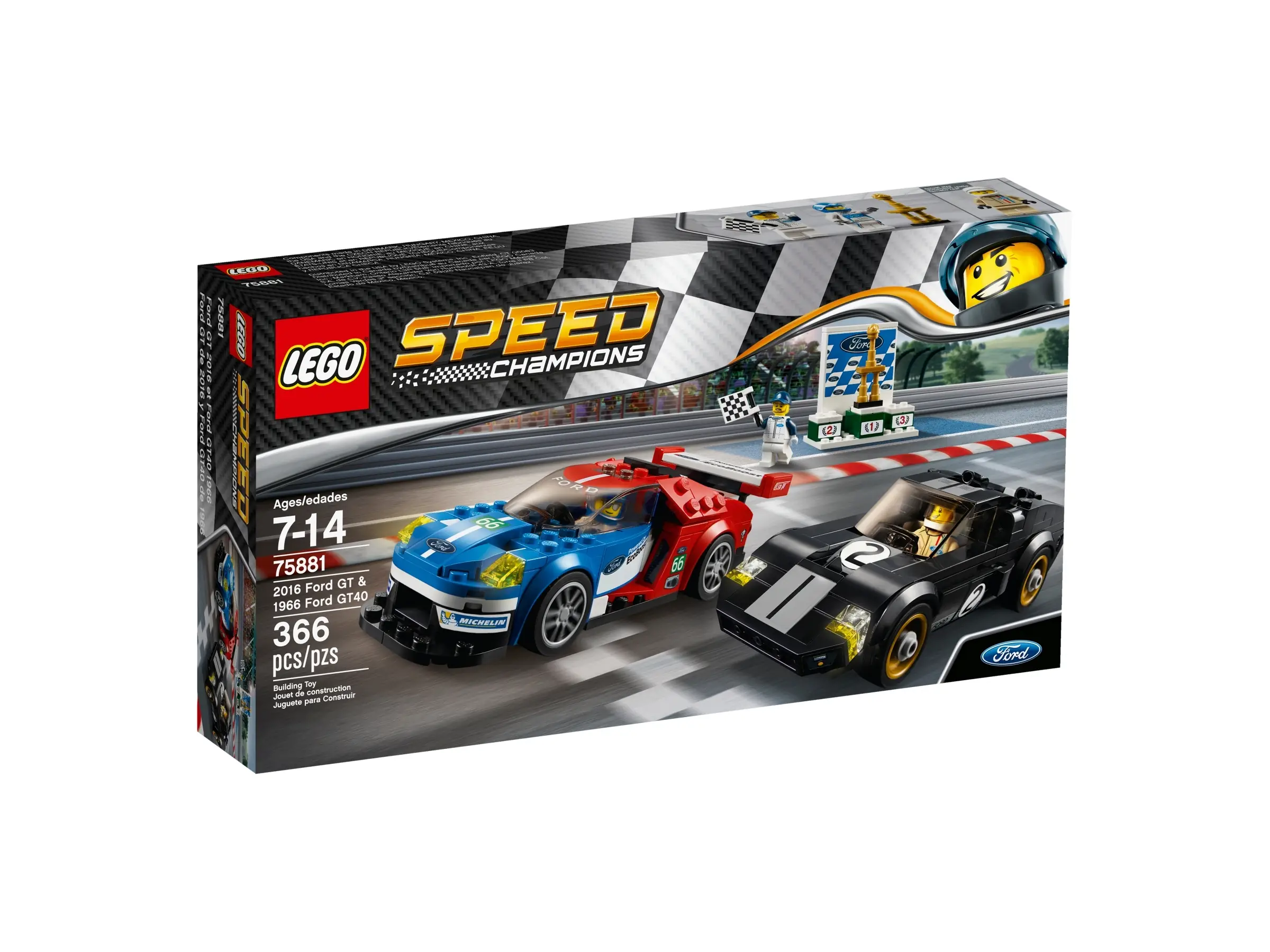 LEGO Speed Champions 2016 Ford GT & 1966 Ford GT40 LEGO Speed Champions 2016 Ford GT & 1966 Ford GT40