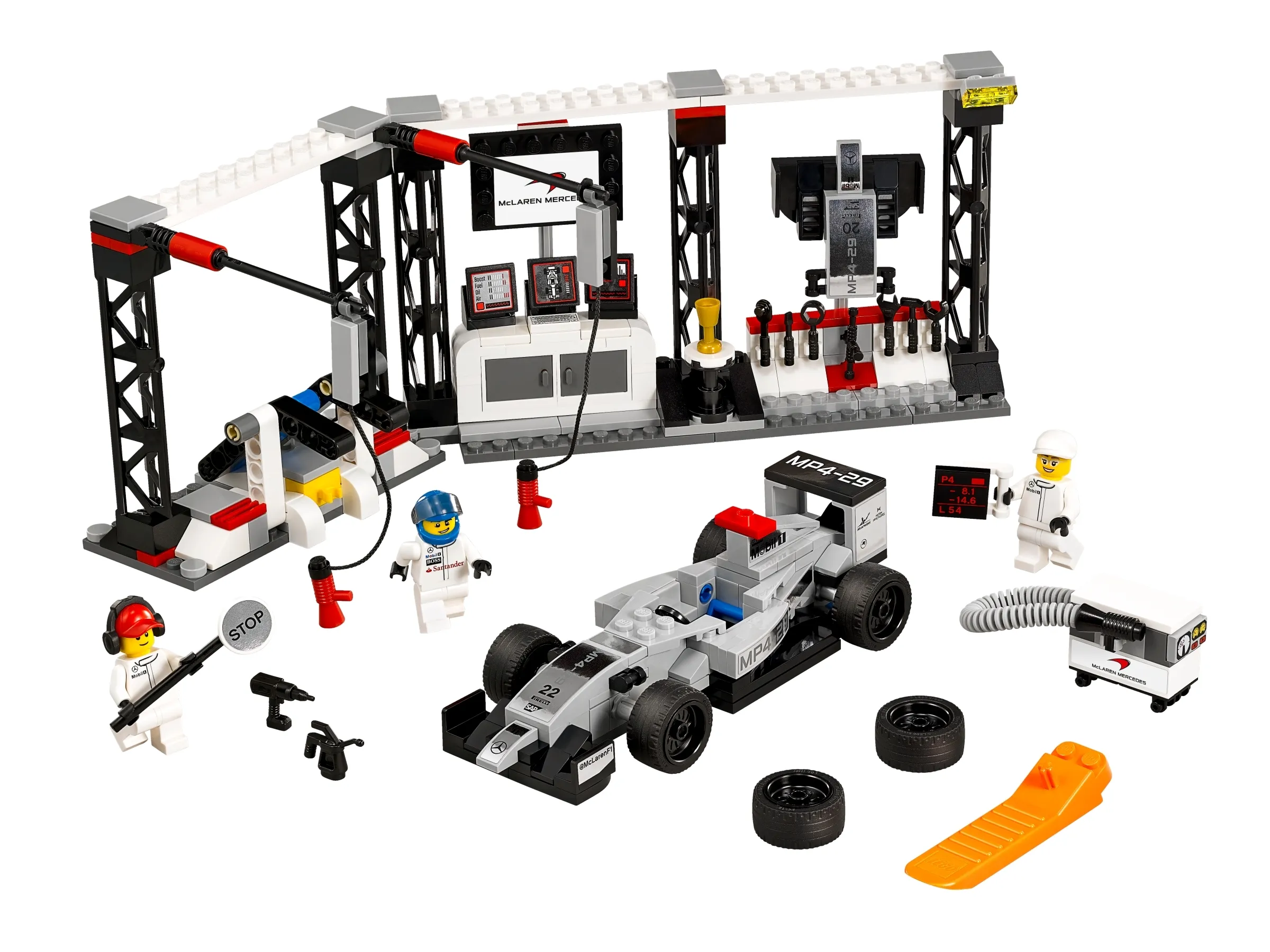 サドンアタック LEGO Speed Champions McLaren Mercedes Pit Stop • Set 75911