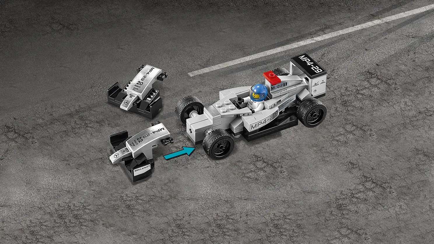 LEGO Speed Champions McLaren Mercedes Pit Stop • Set 75911