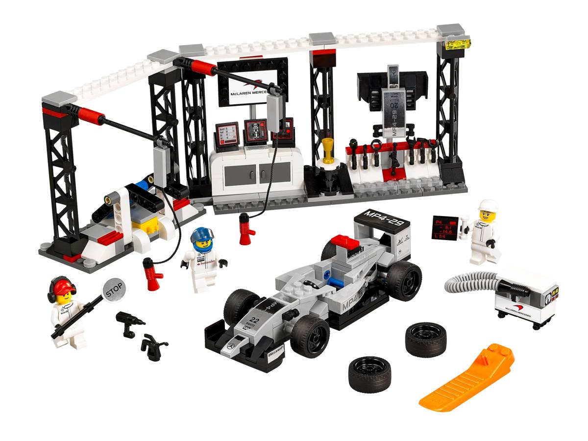LEGO Speed Champions McLaren Mercedes Pit Stop • Set 75911