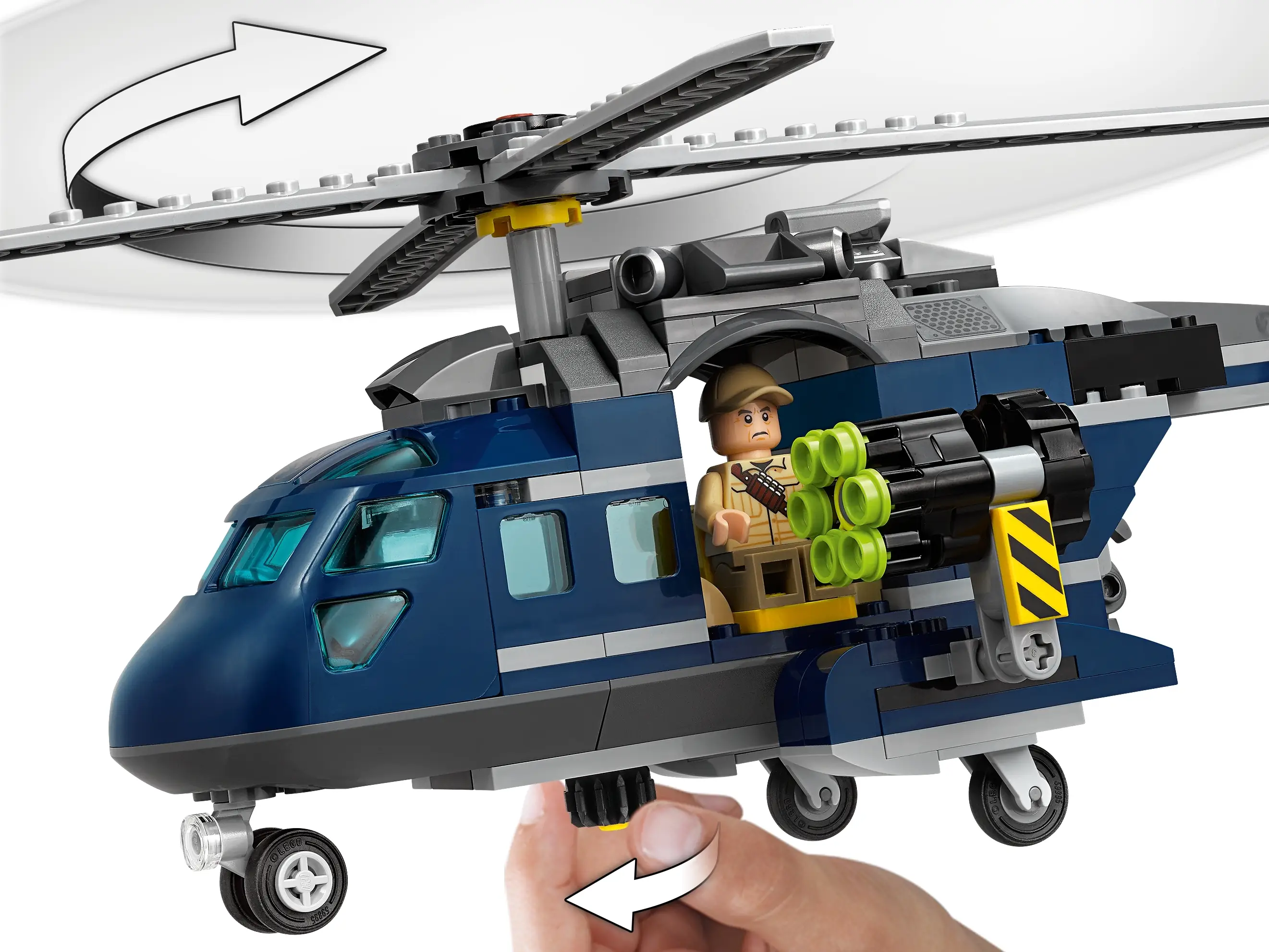 Lego helicopter jurassic world sale