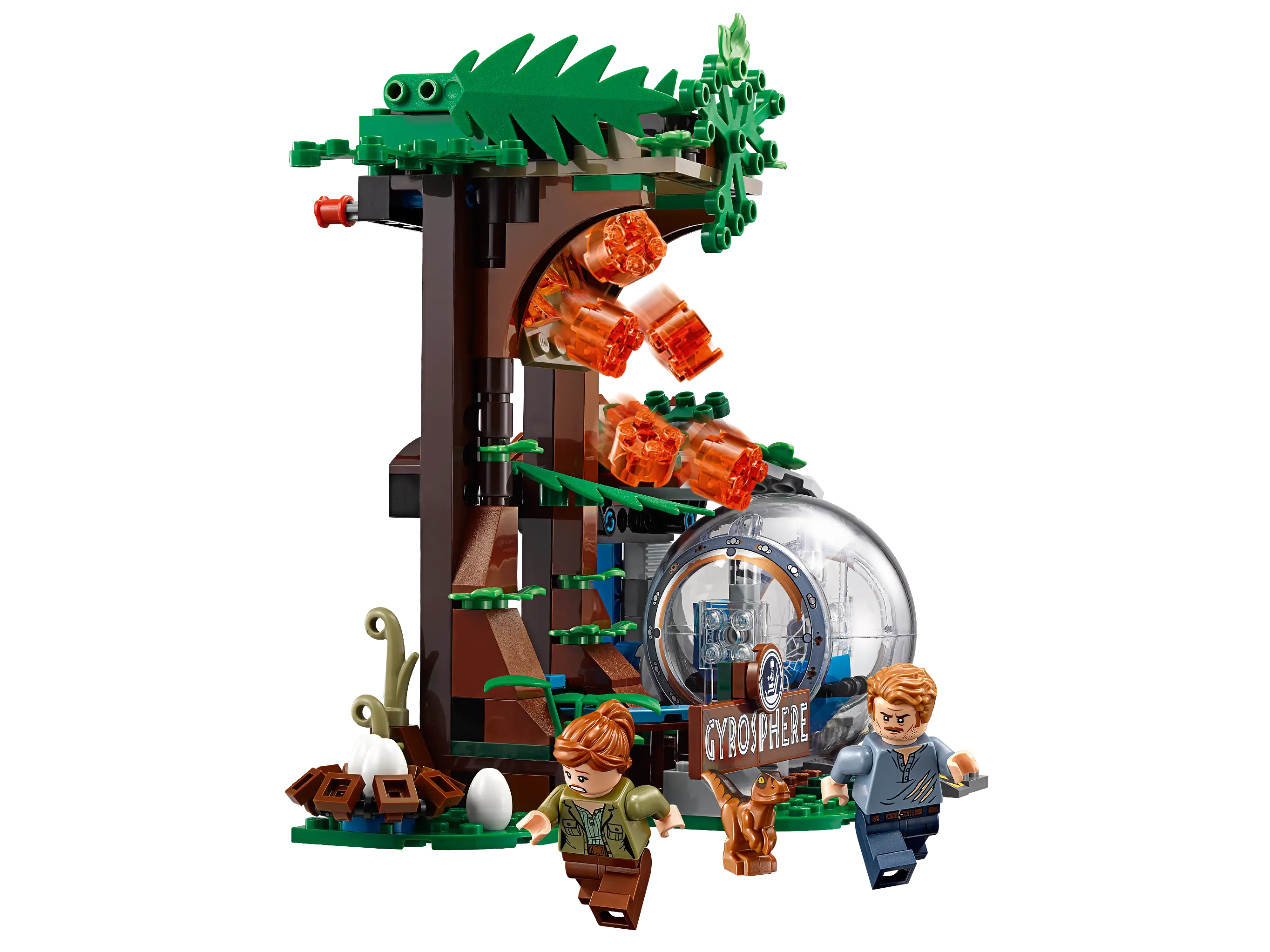 Lego jurassic world carnotaurus gyrosphere escape sale