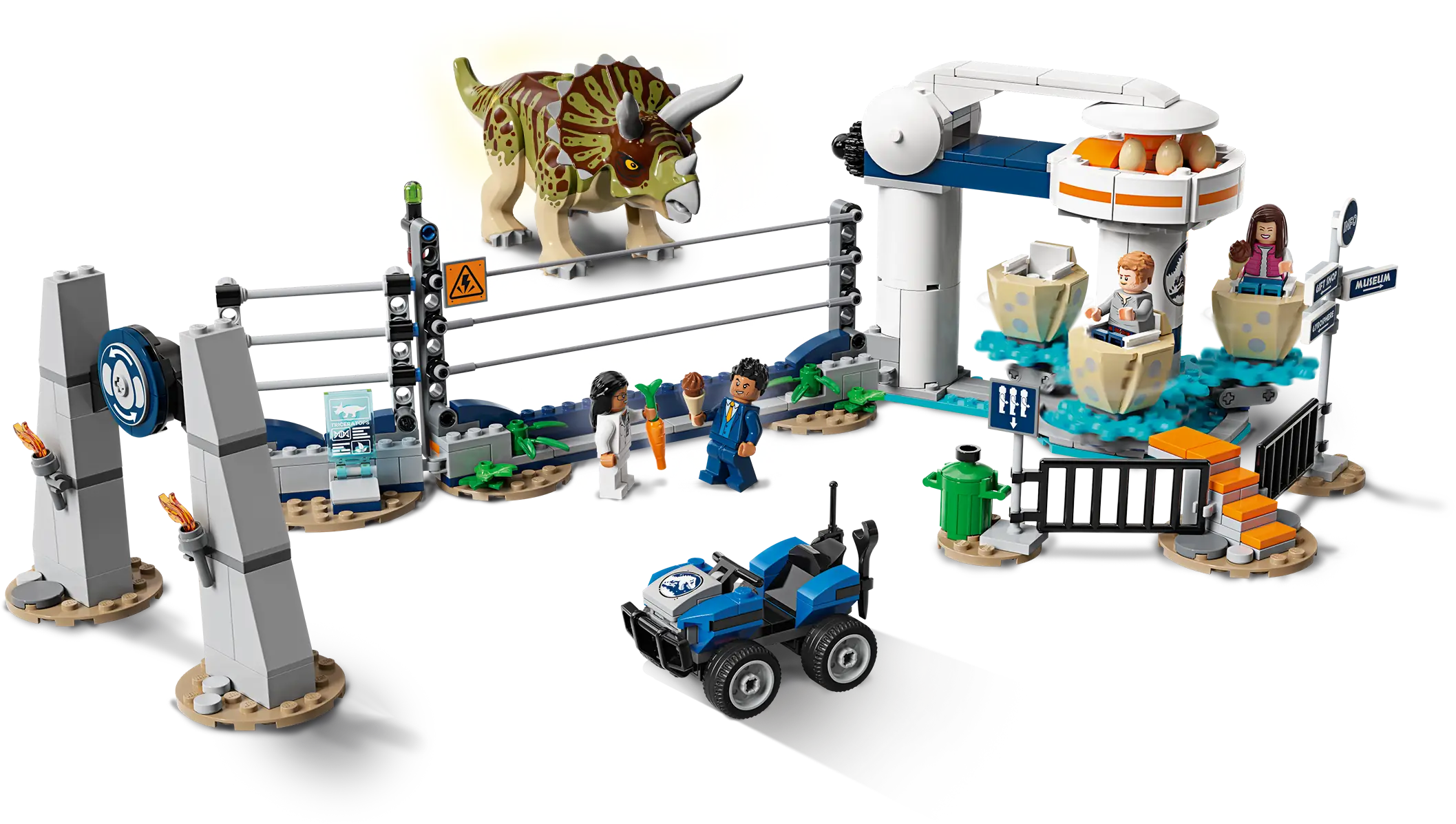 30MS セット その2 LEGO Jurassic World Triceratops Rampage • Set 75937 • SetDB