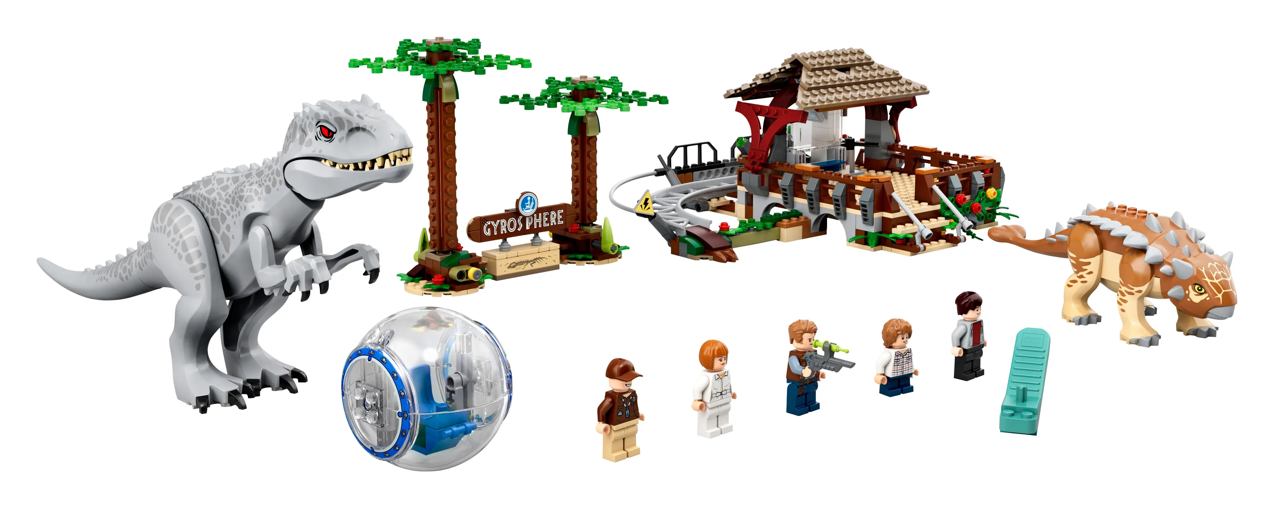 Jurassic world lego gyrosphere attack sale