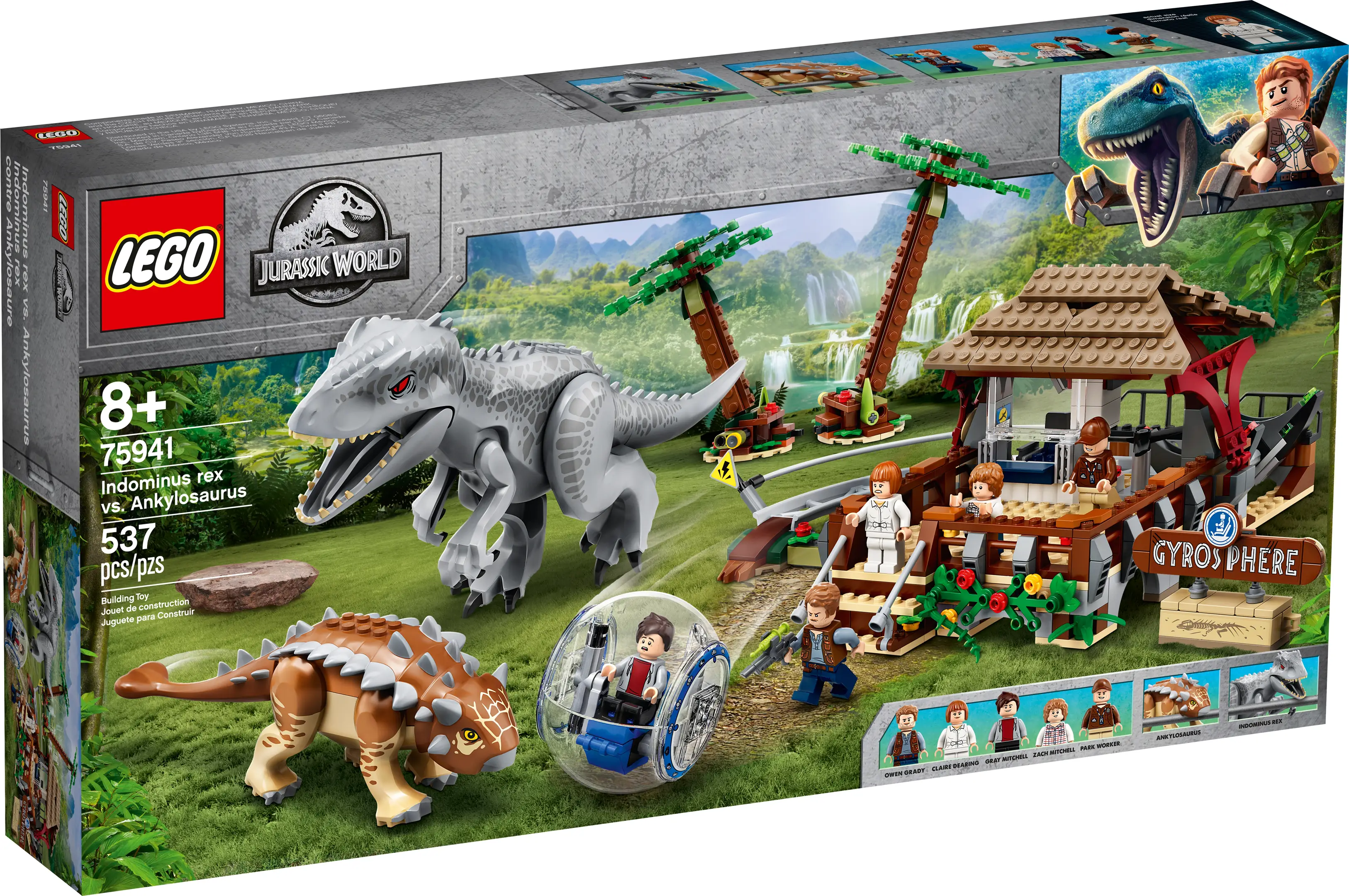 LEGO Jurassic World Indominus Rex Ankylosaurus
