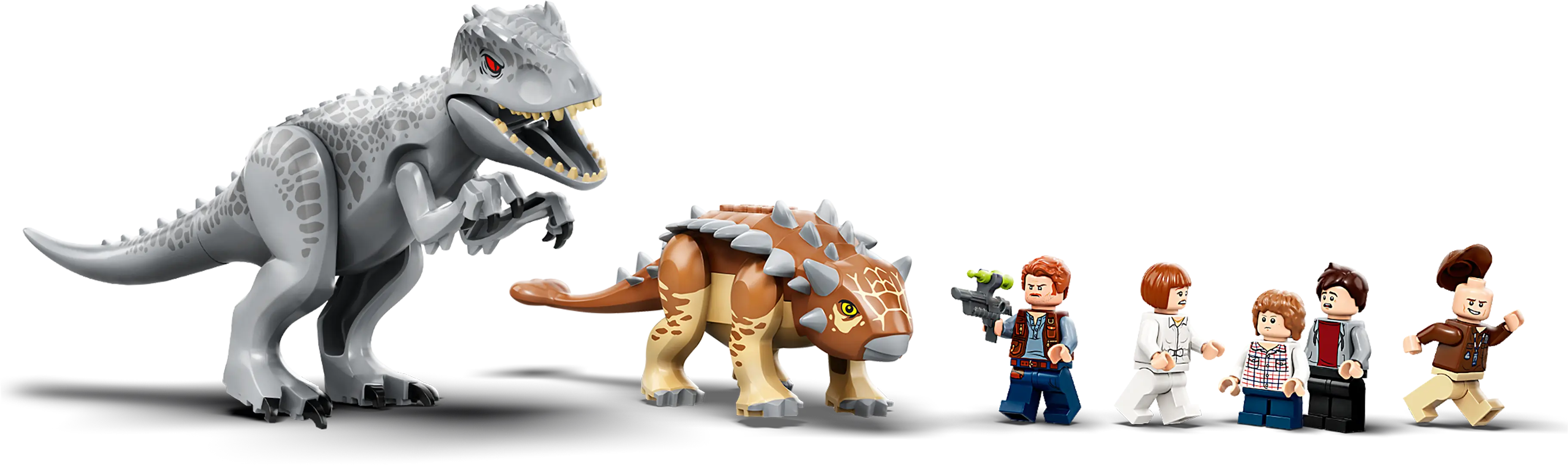 LEGO Jurassic World Indominus Rex Ankylosaurus1