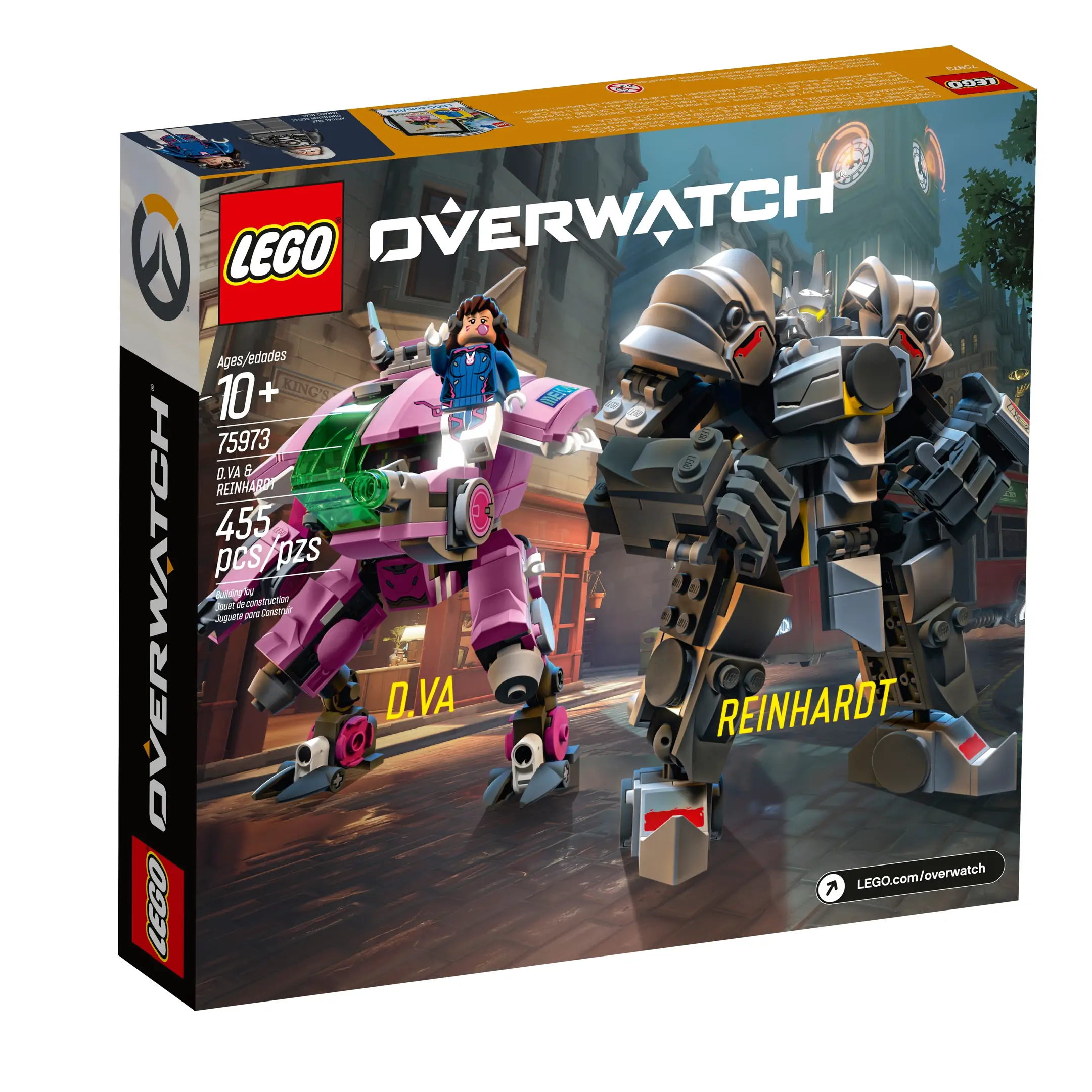 値下げ‼️レゴ 75973 オーバーウォッチ D.Va u0026 ラインハルト【正規品】 LEGO Overwatch 75973  \u0026 Reinhardt review
